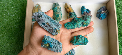 Lot 15 Chrysocolla on Quartz