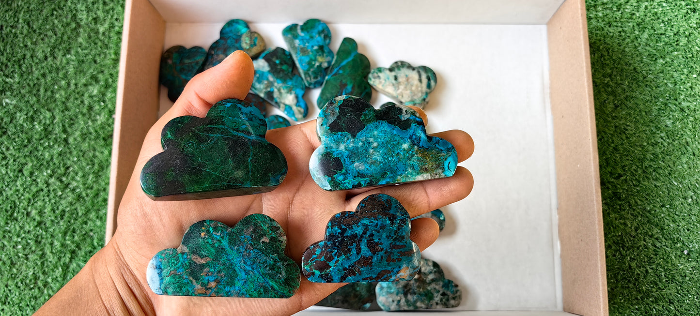 Lot 24 pcs Chrysocolla Clouds