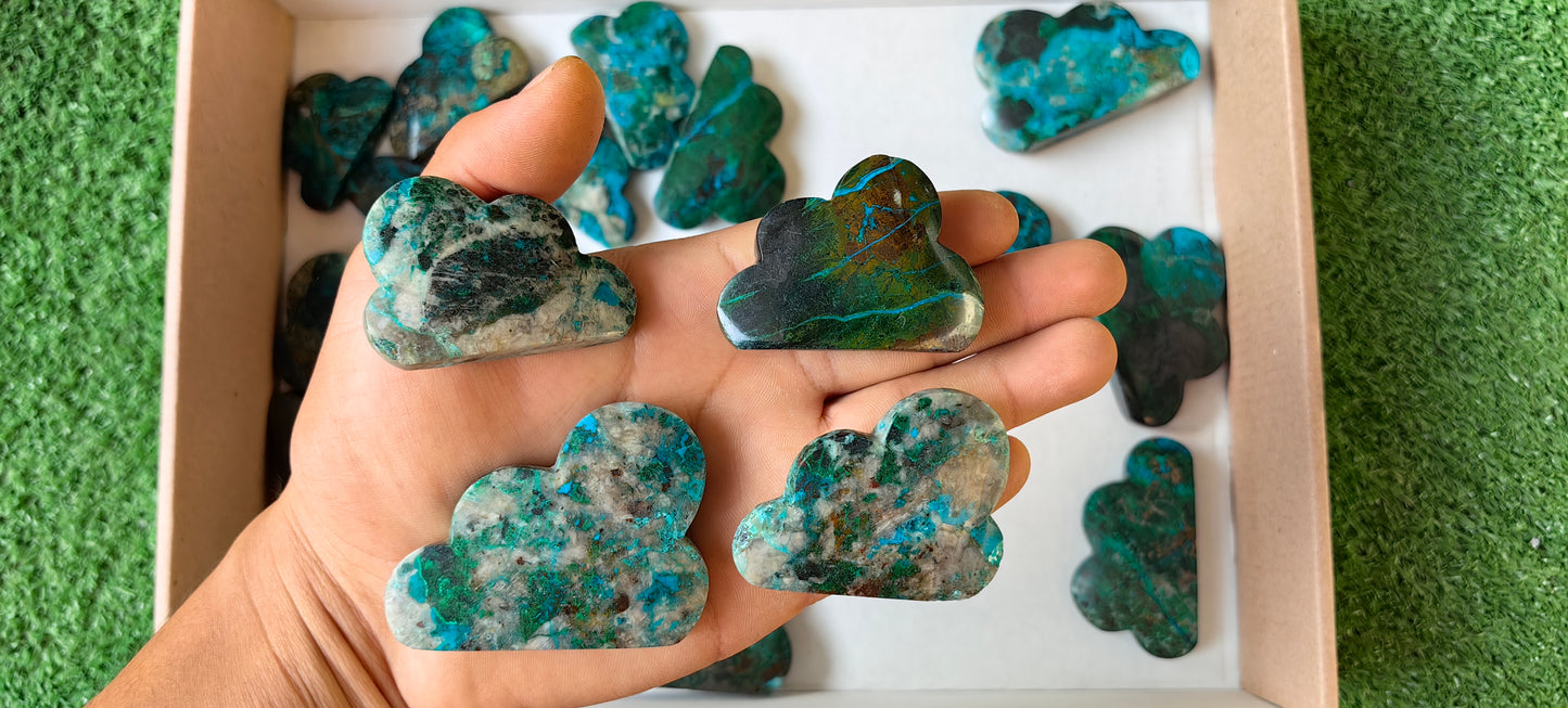 Lot 24 pcs Chrysocolla Clouds