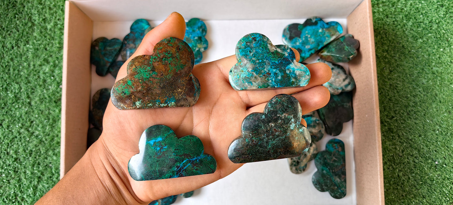 Lot 24 pcs Chrysocolla Clouds