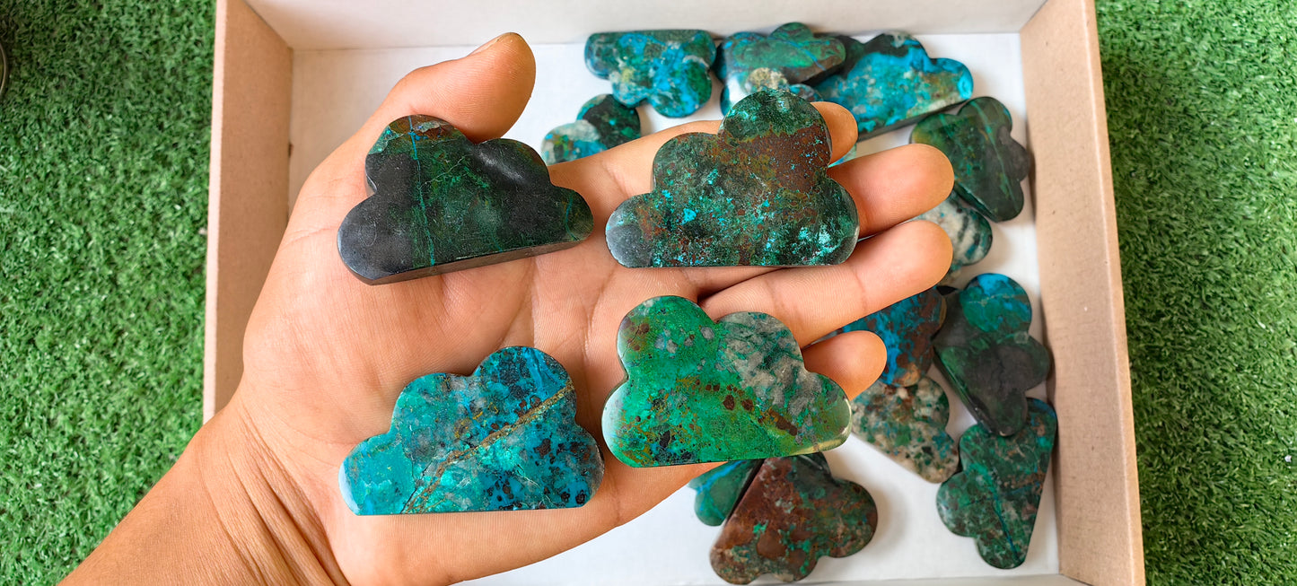 Lot 24 pcs Chrysocolla Clouds