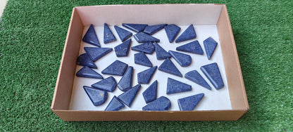 Lot 32 pcs Dumortierite Free Form Faceted