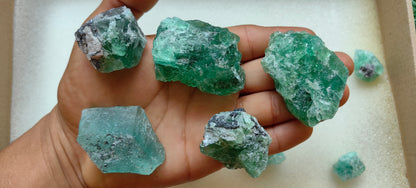 15 pcs Fluorite, Sphalerite, Galena, Pyrite