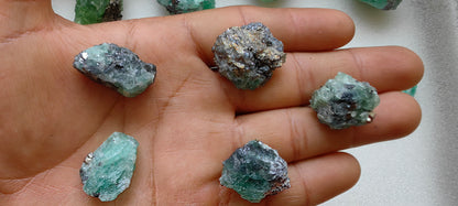 15 pcs Fluorite, Sphalerite, Galena, Pyrite