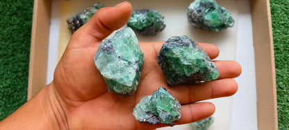 10 pcs Fluorite, Sphalerite, Galena, Pyrite