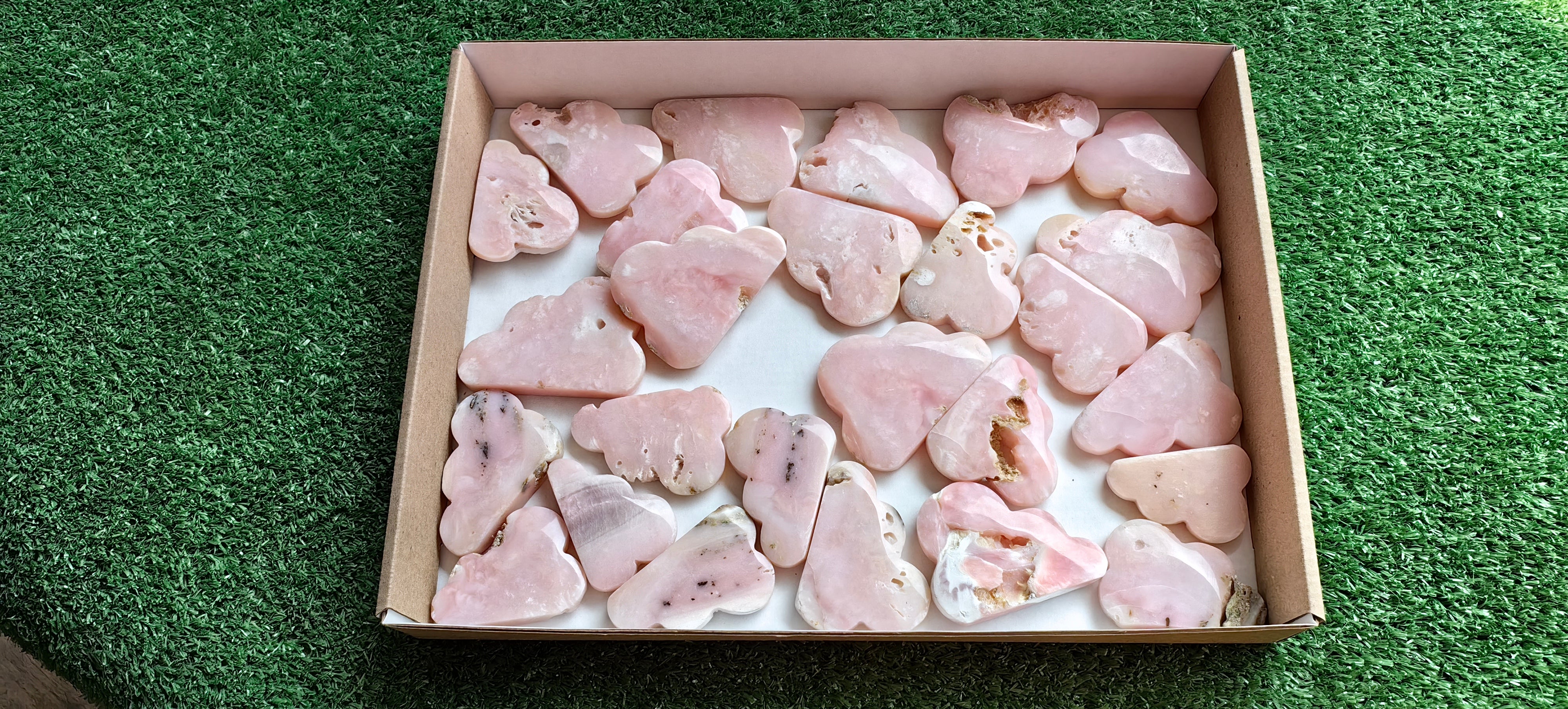Lot 26 pcs Pink Opal Cloud