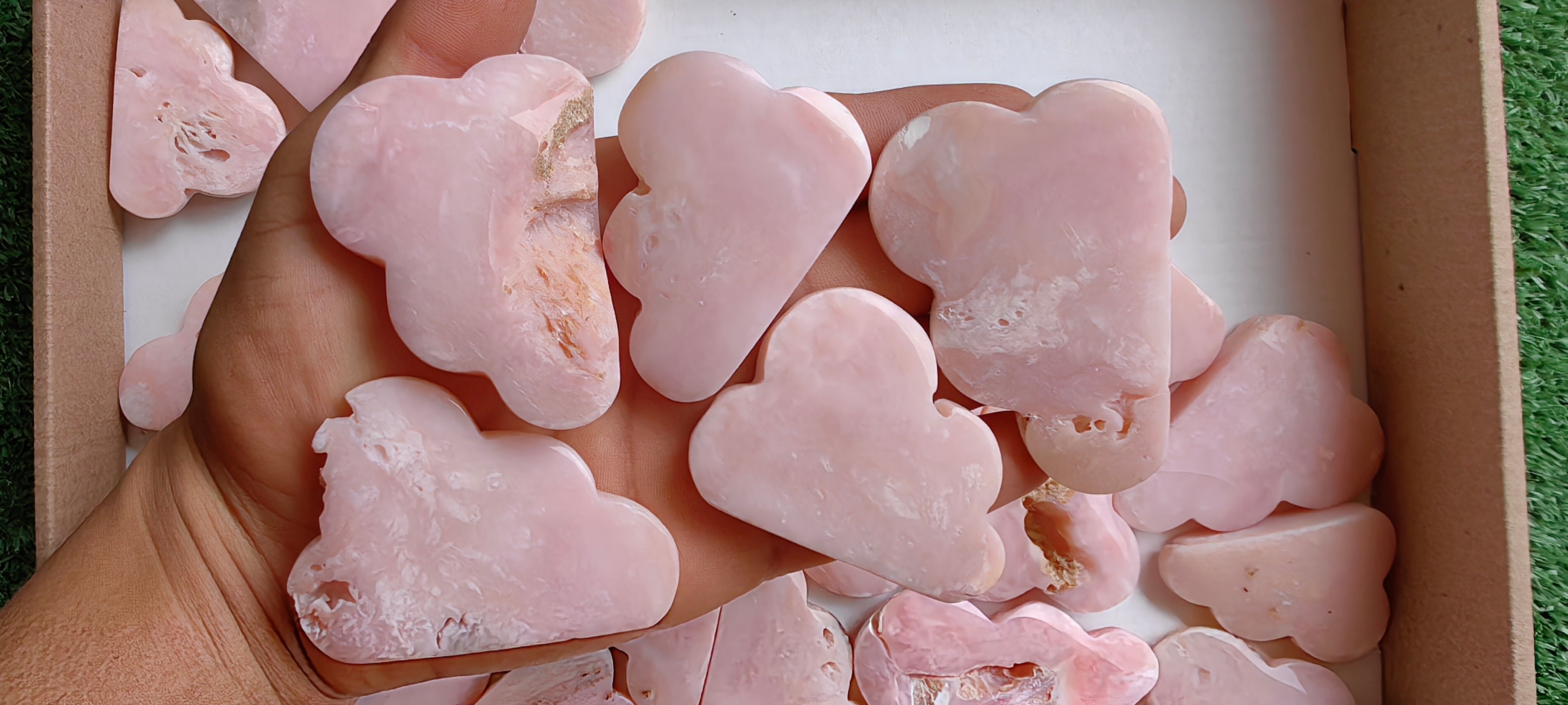 Lot 26 pcs Pink Opal Cloud