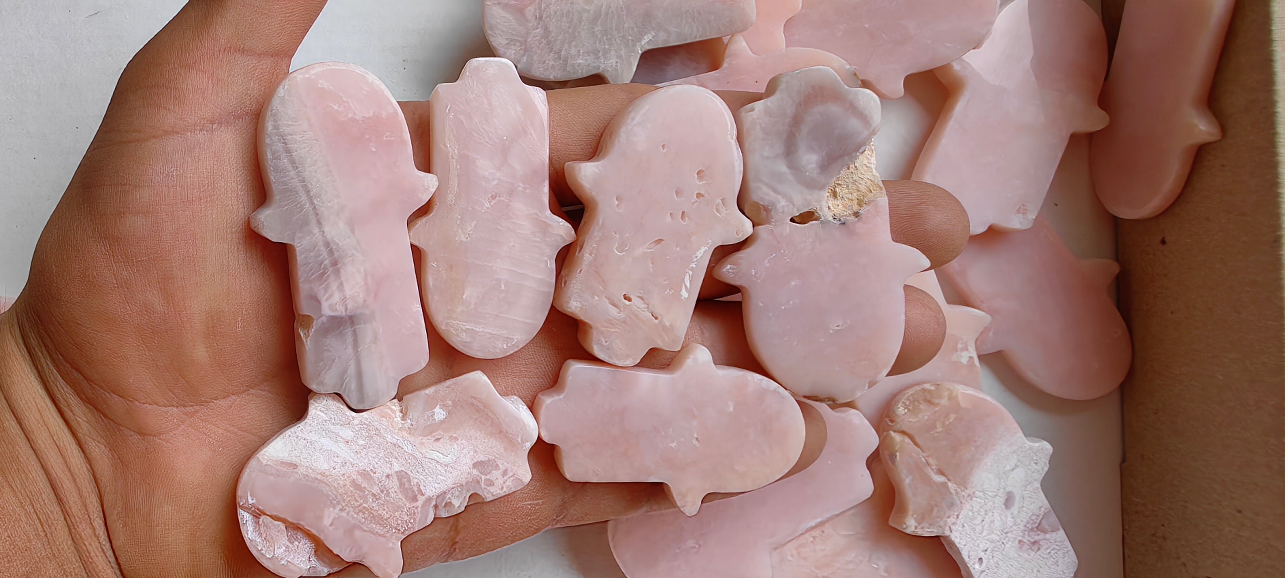 Lot 29 pcs Pink Opal Ghost