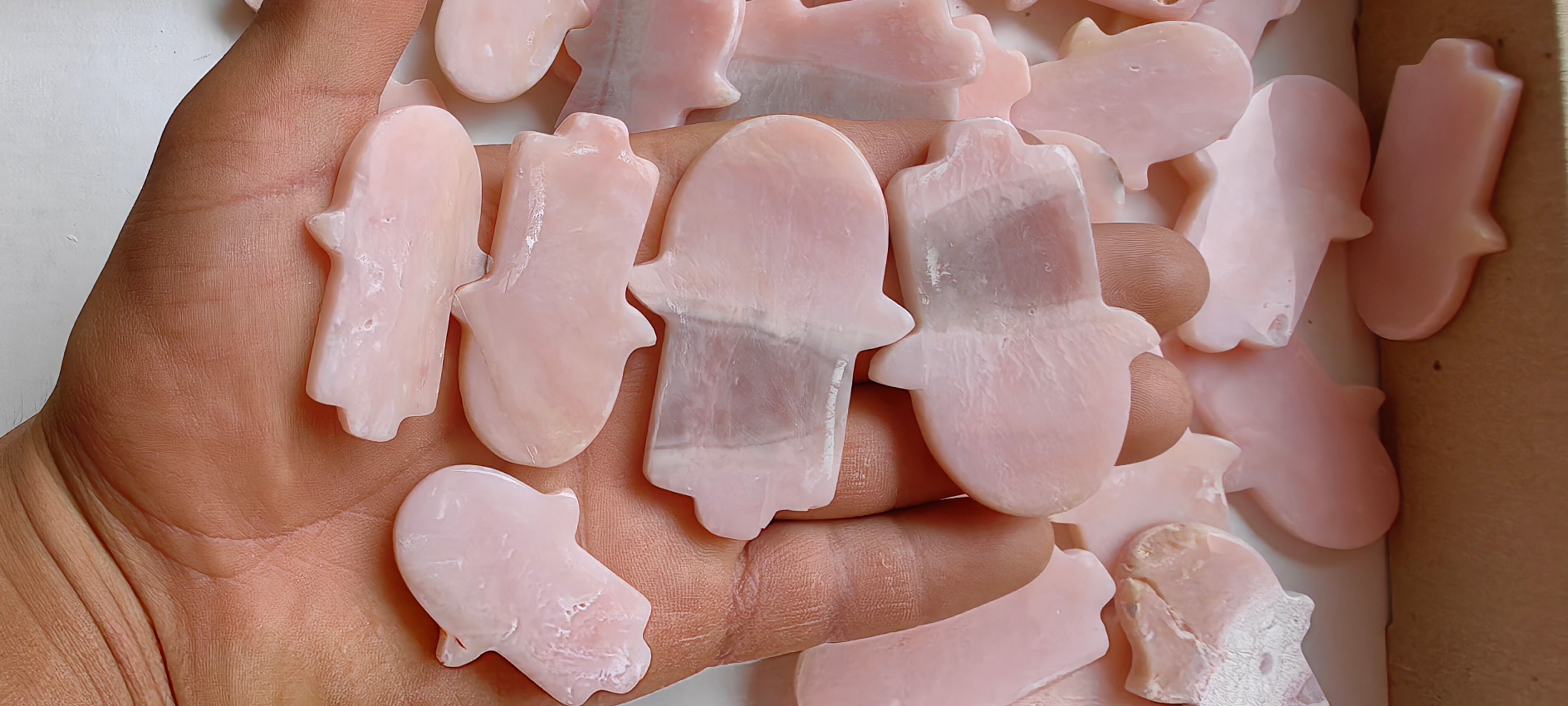 Lot 29 pcs Pink Opal Ghost