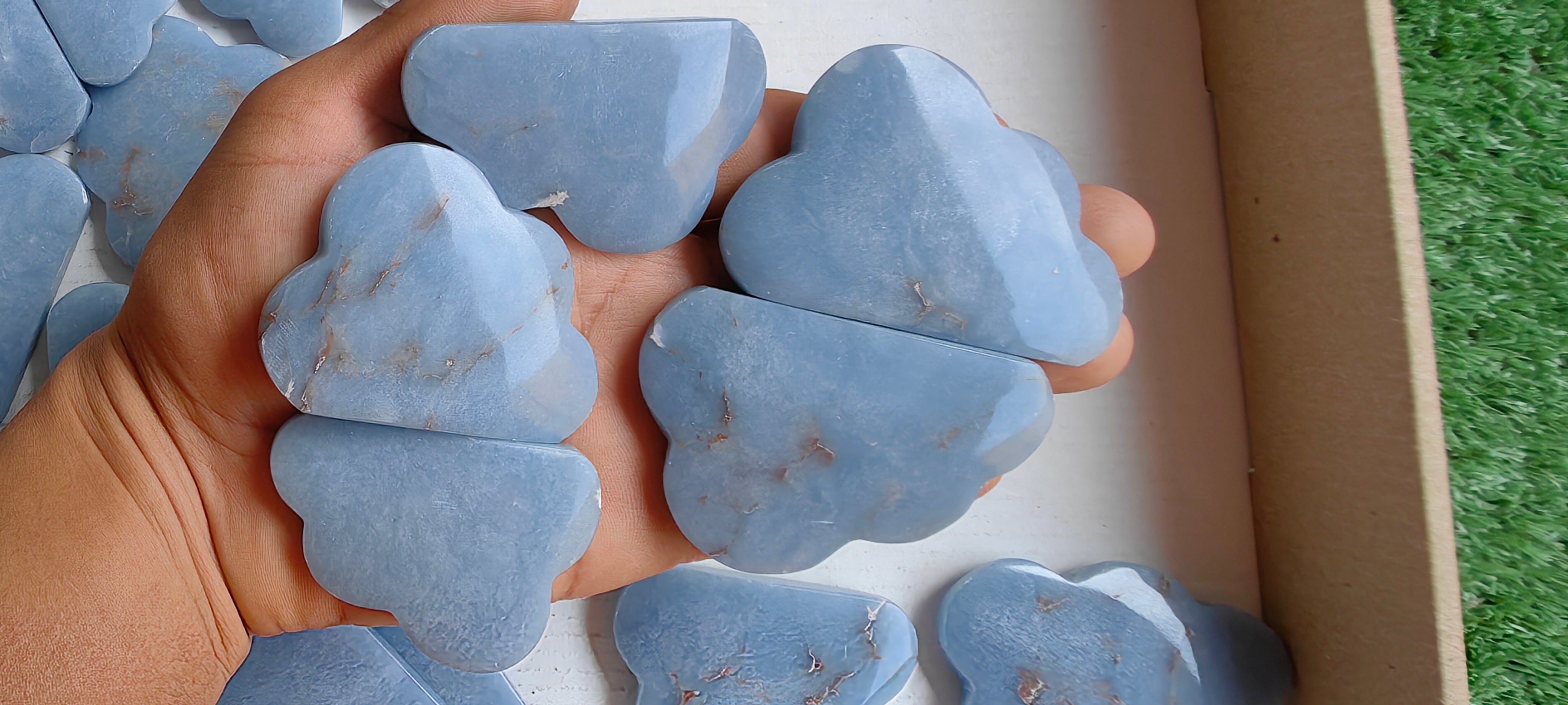 Lot 27 pcs Angelite Cloud