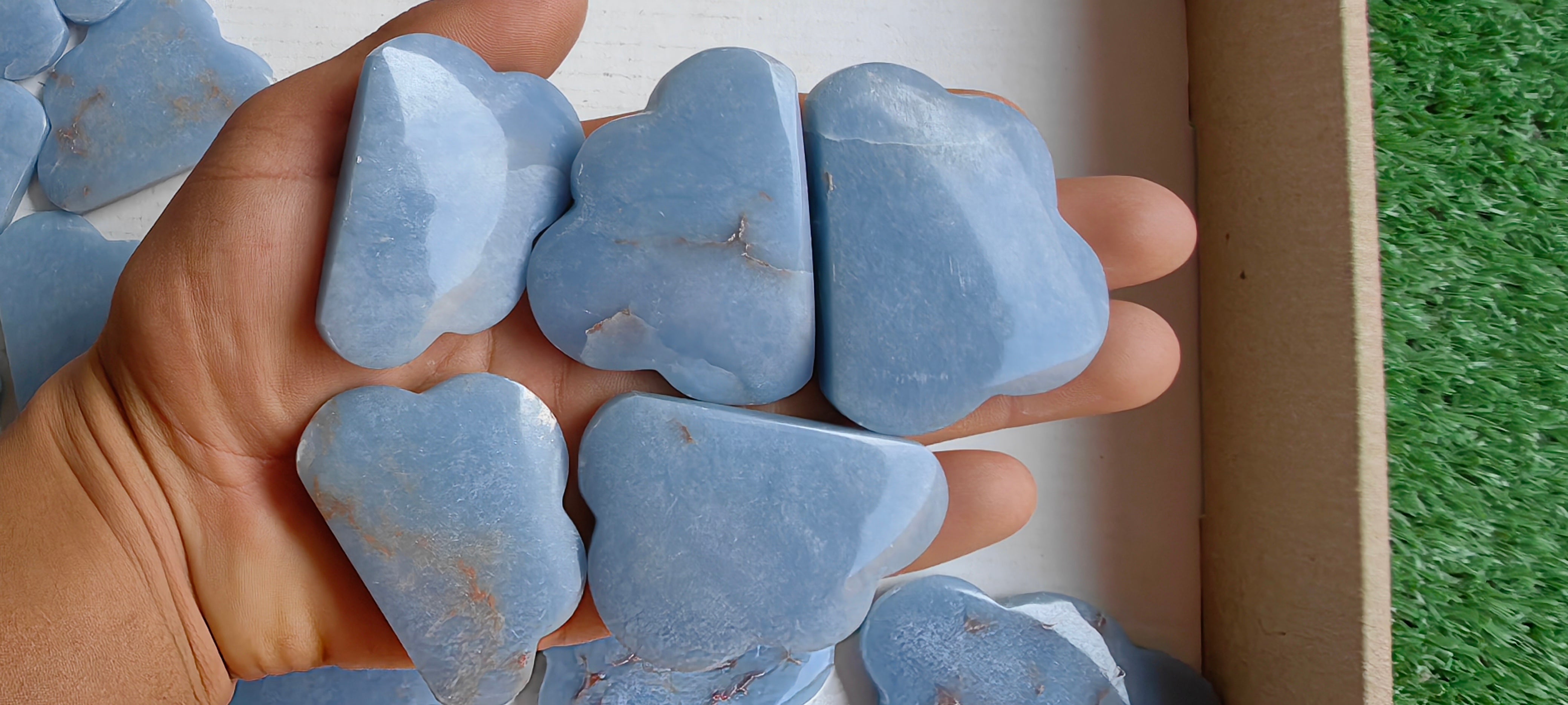 Lot 27 pcs Angelite Cloud