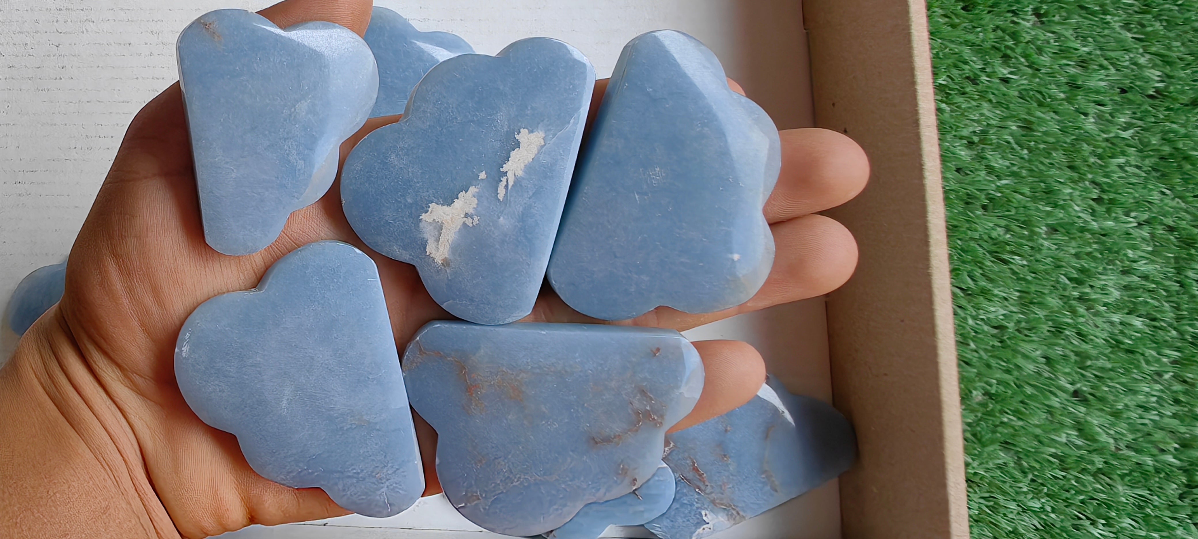 Lot 27 pcs Angelite Cloud