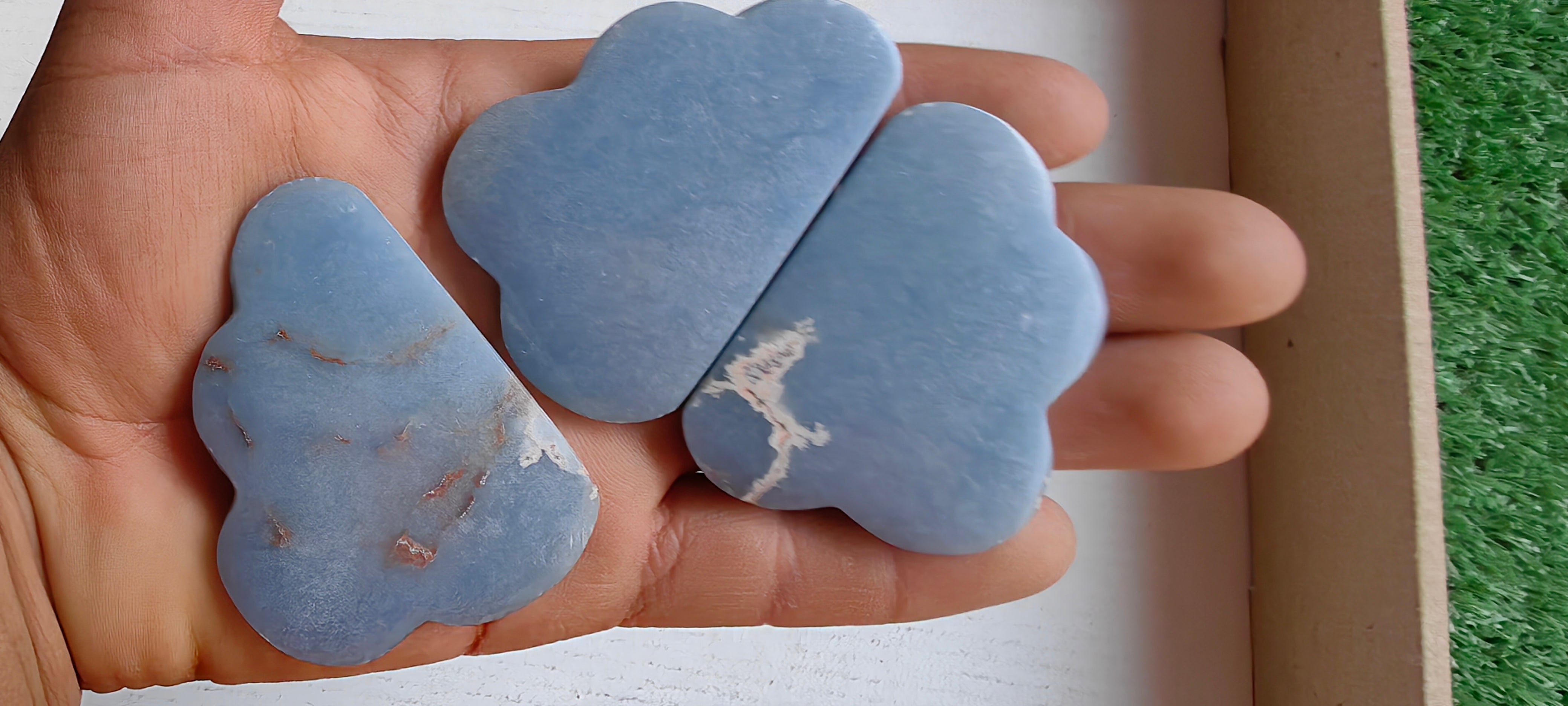 Lot 27 pcs Angelite Cloud