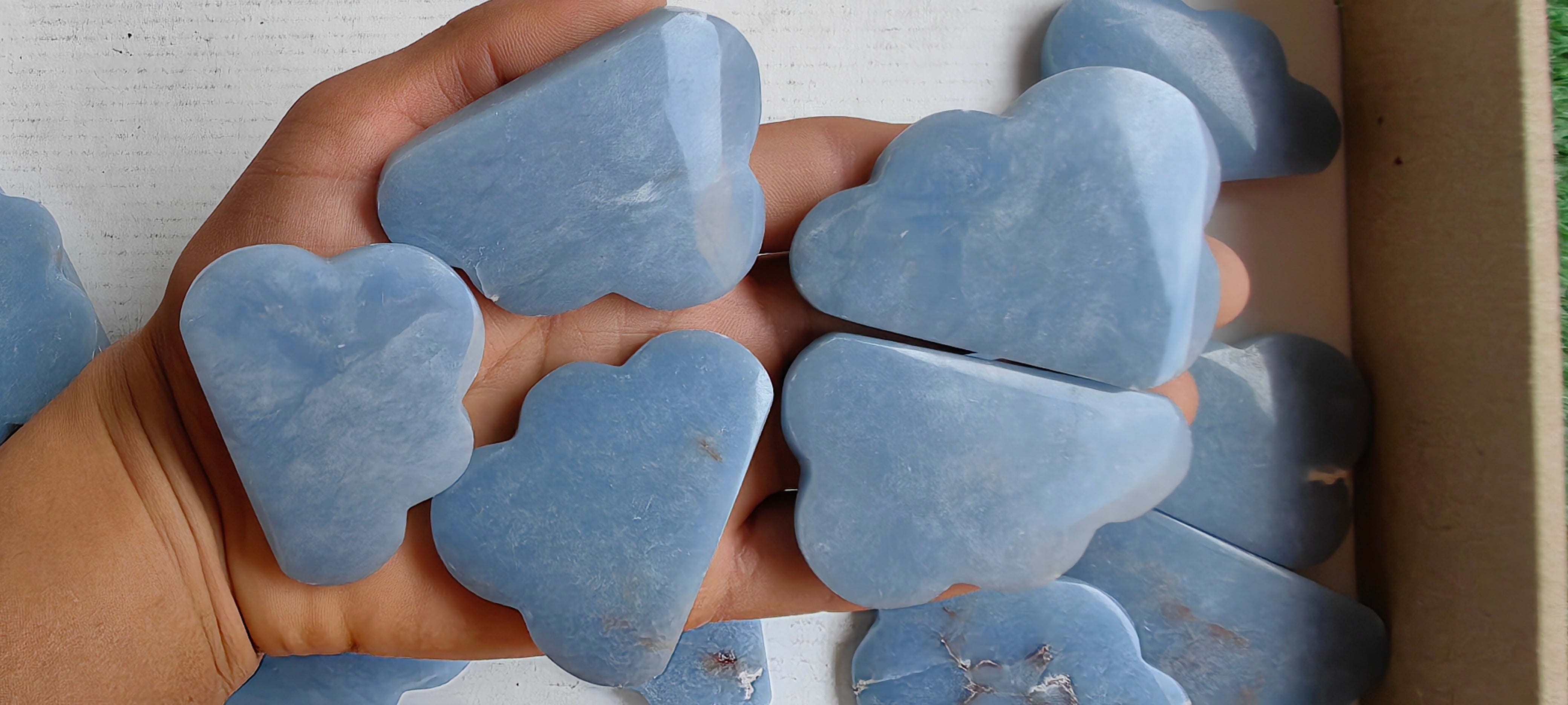 Lot 27 pcs Angelite Cloud