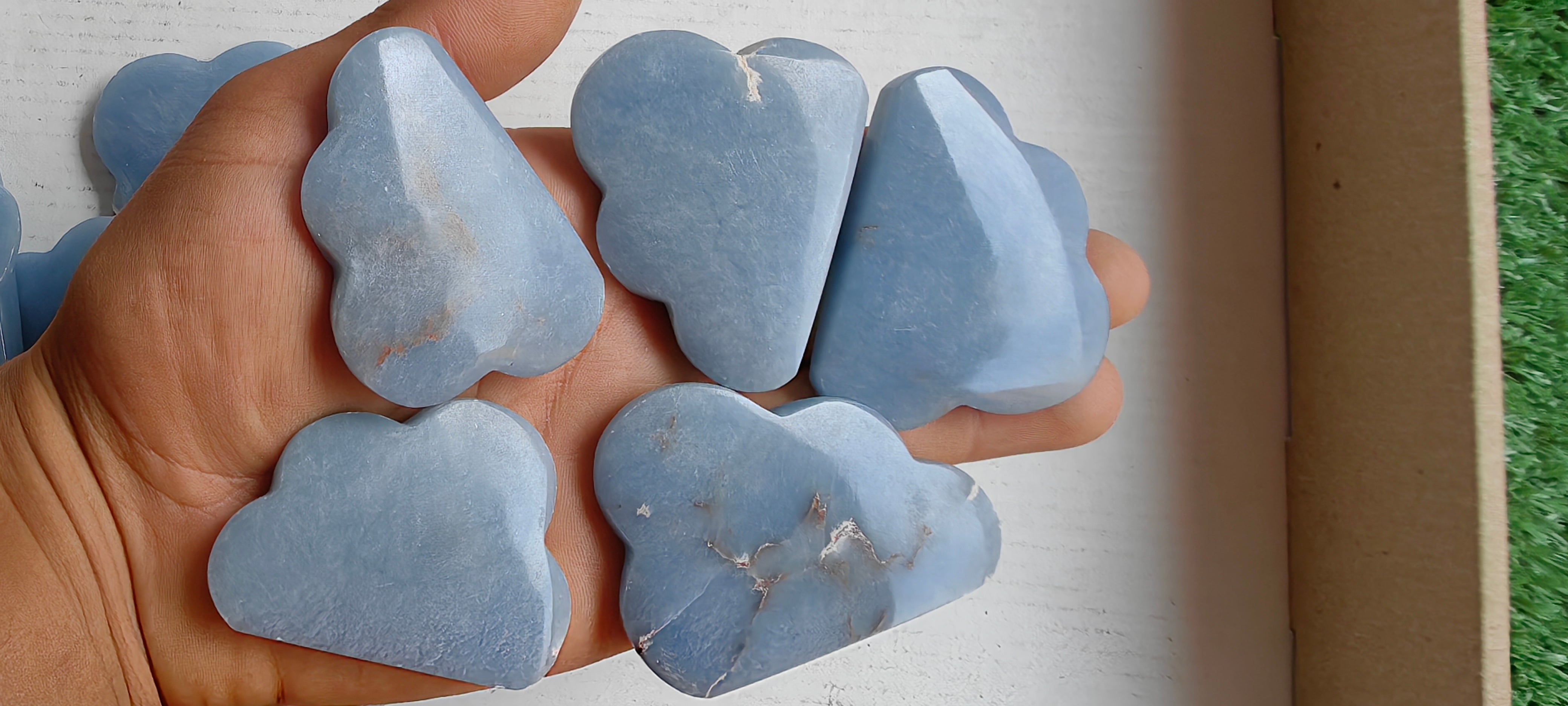 Lot 27 pcs Angelite Cloud