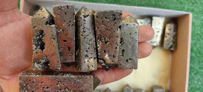 Lot 41 pcs Pyrite tower