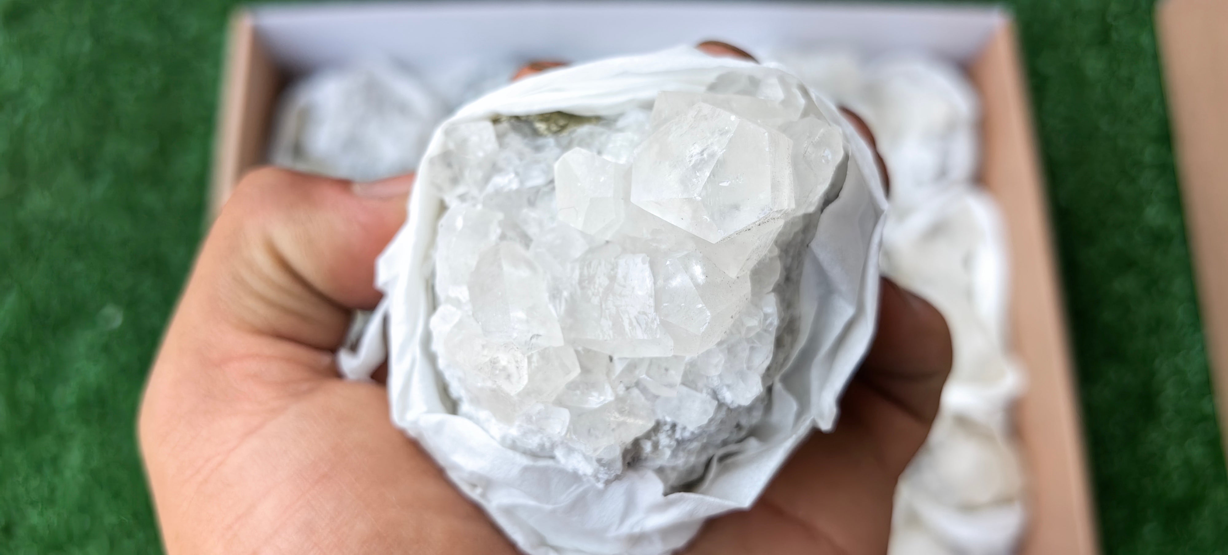 Lot 19 Pcs Pyrite with Calcite*