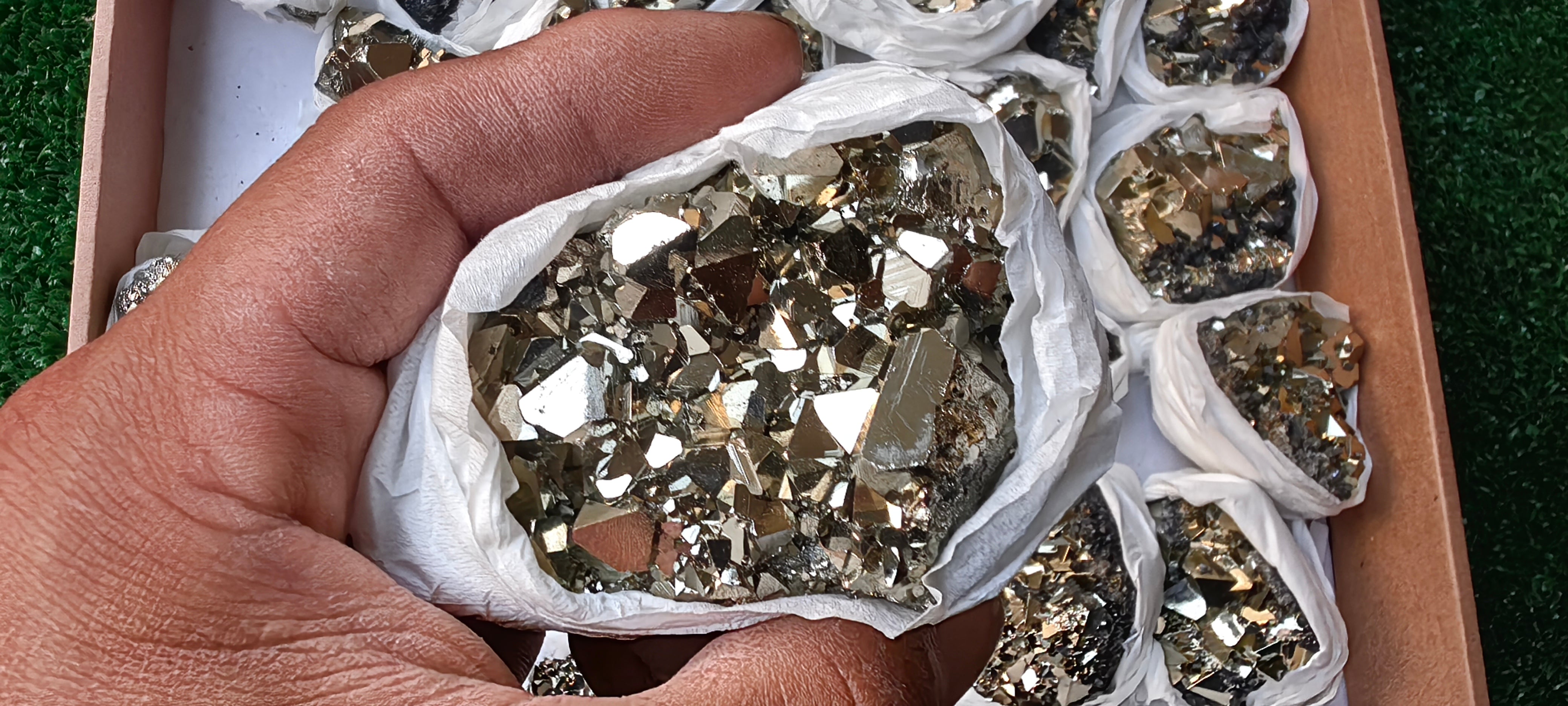 Lot 26 pieces Pyrite with Sphalerite**