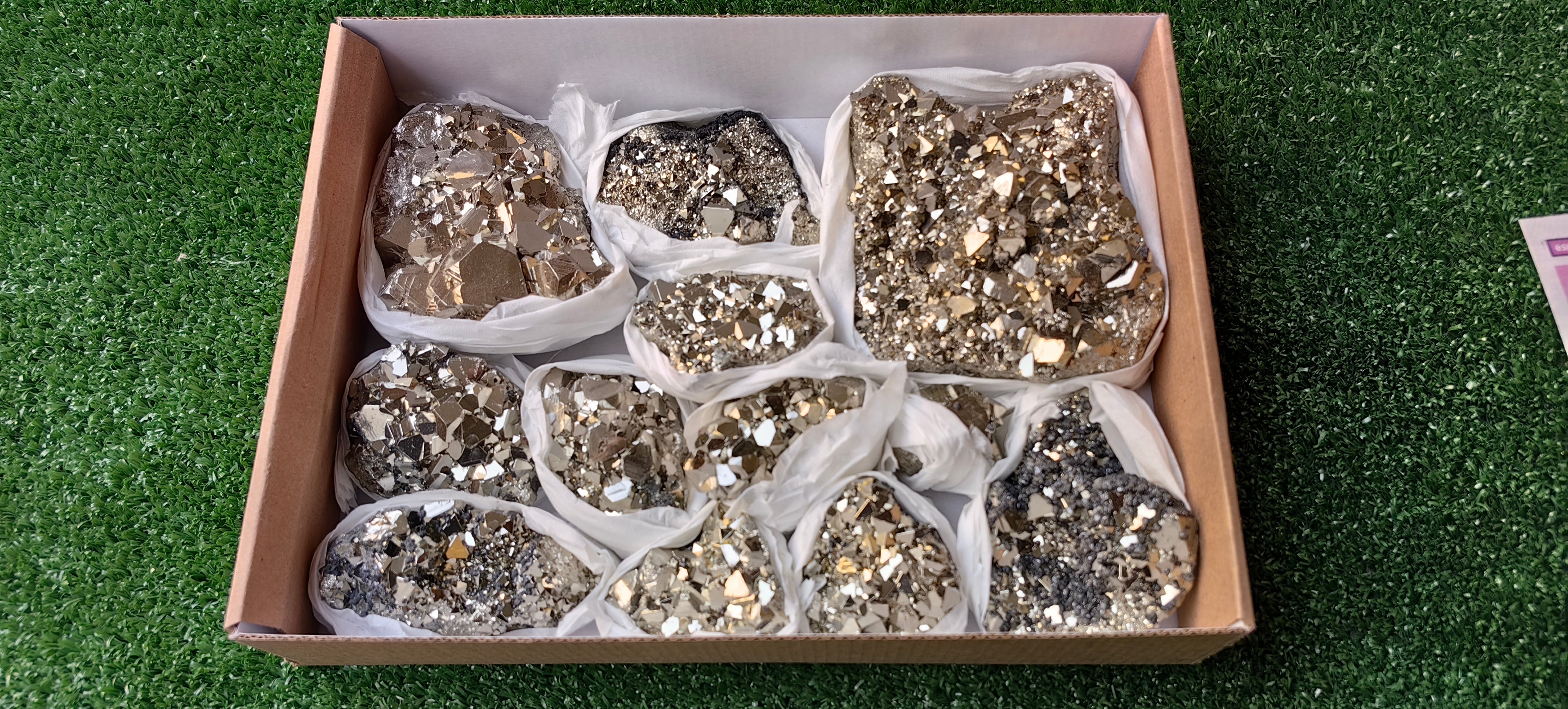 Lot 12 pieces Pyrite with Sphalerite**