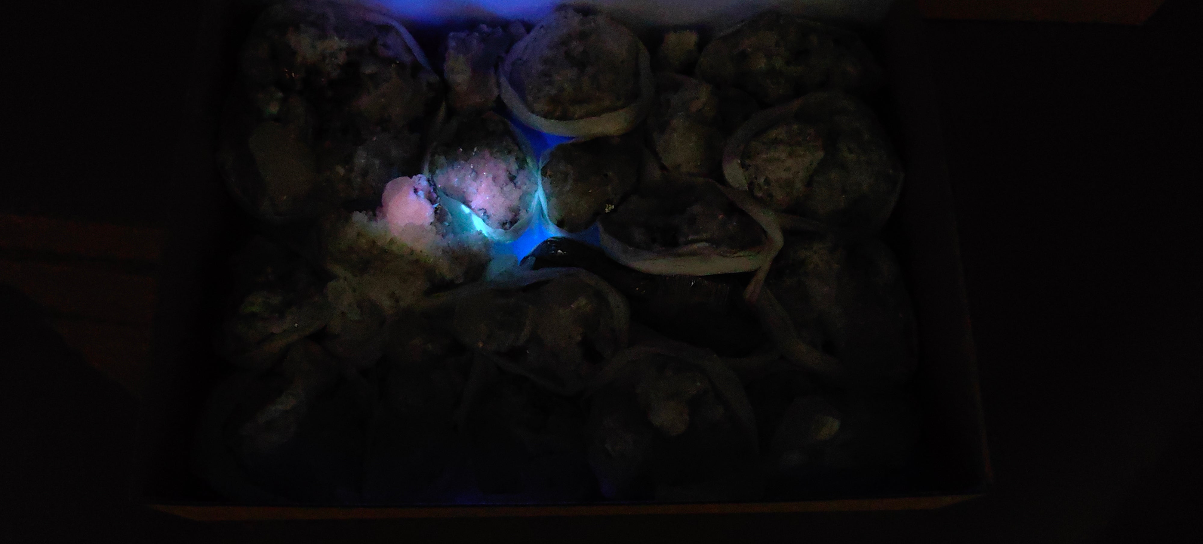 Lot 20 Pcs Pyrite with Calcite*