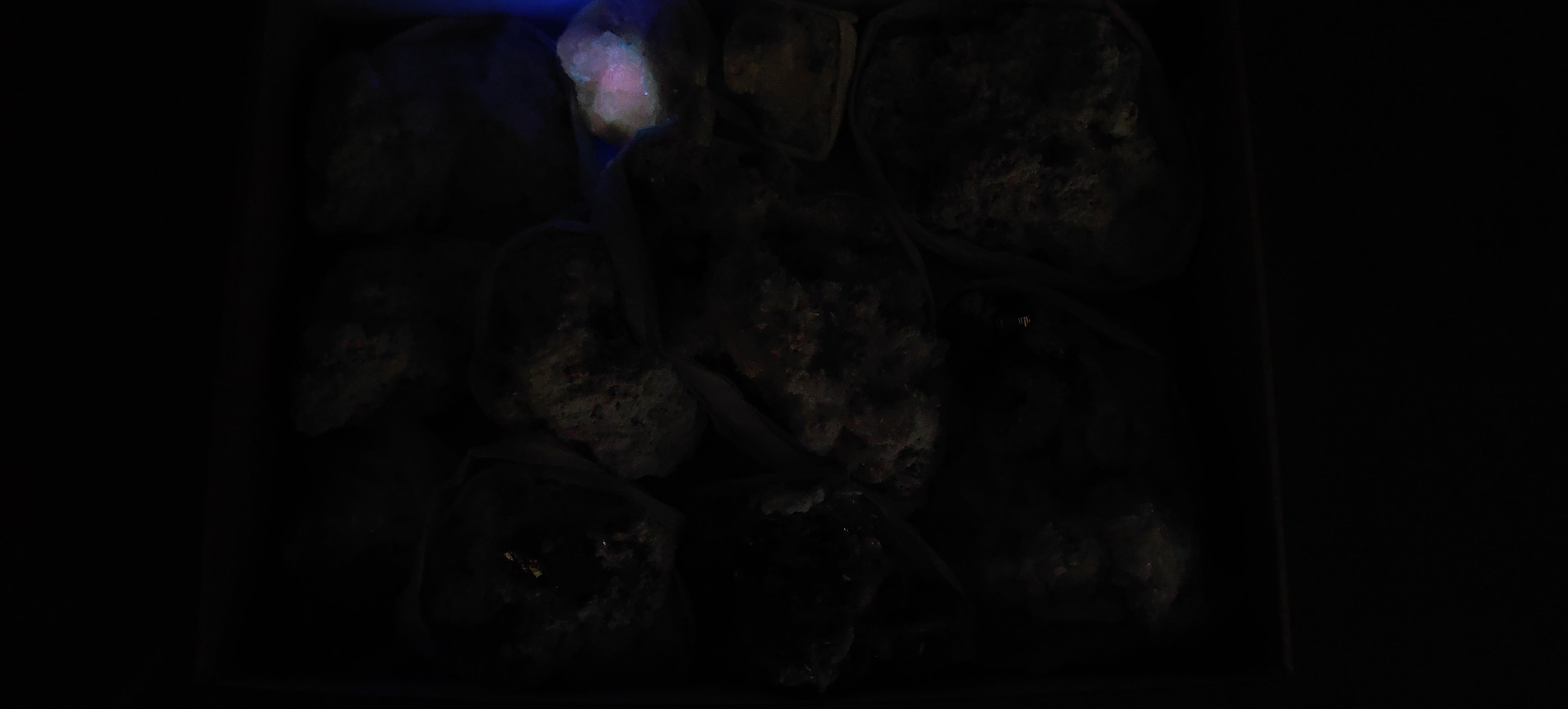 Lot 11 Pcs Pyrite with Calcite*