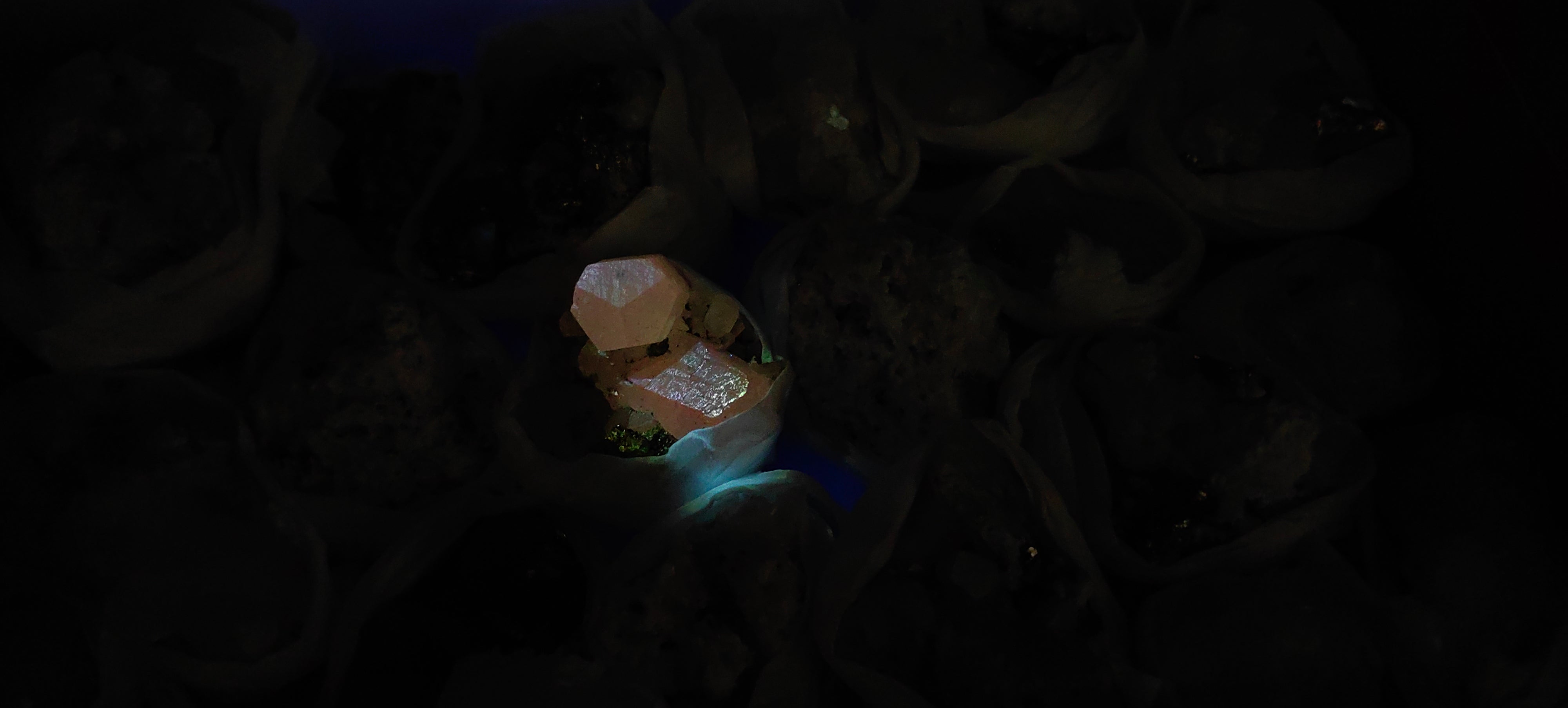 Lot 31 Pcs Pyrite with Calcite*