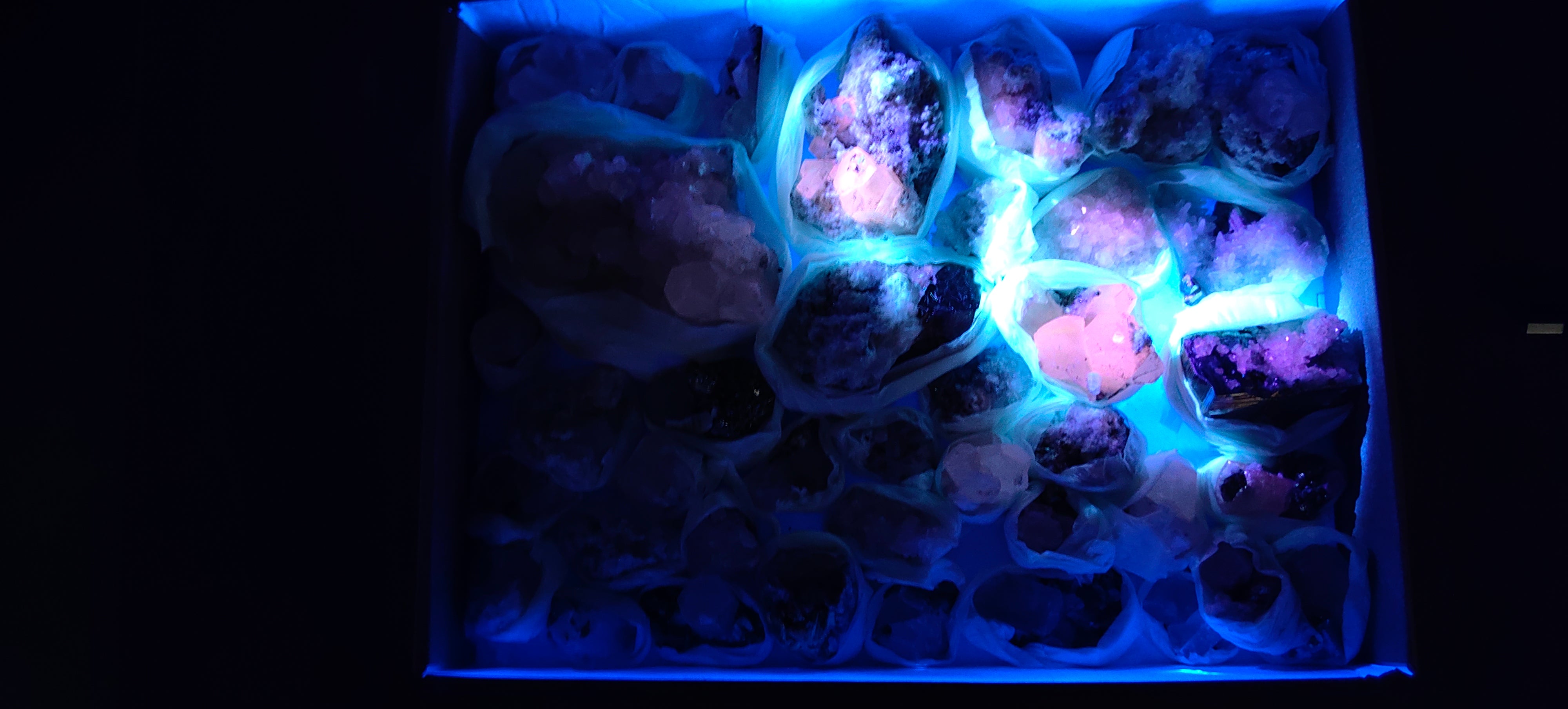 Lot 39 Pcs Pyrite with Calcite*