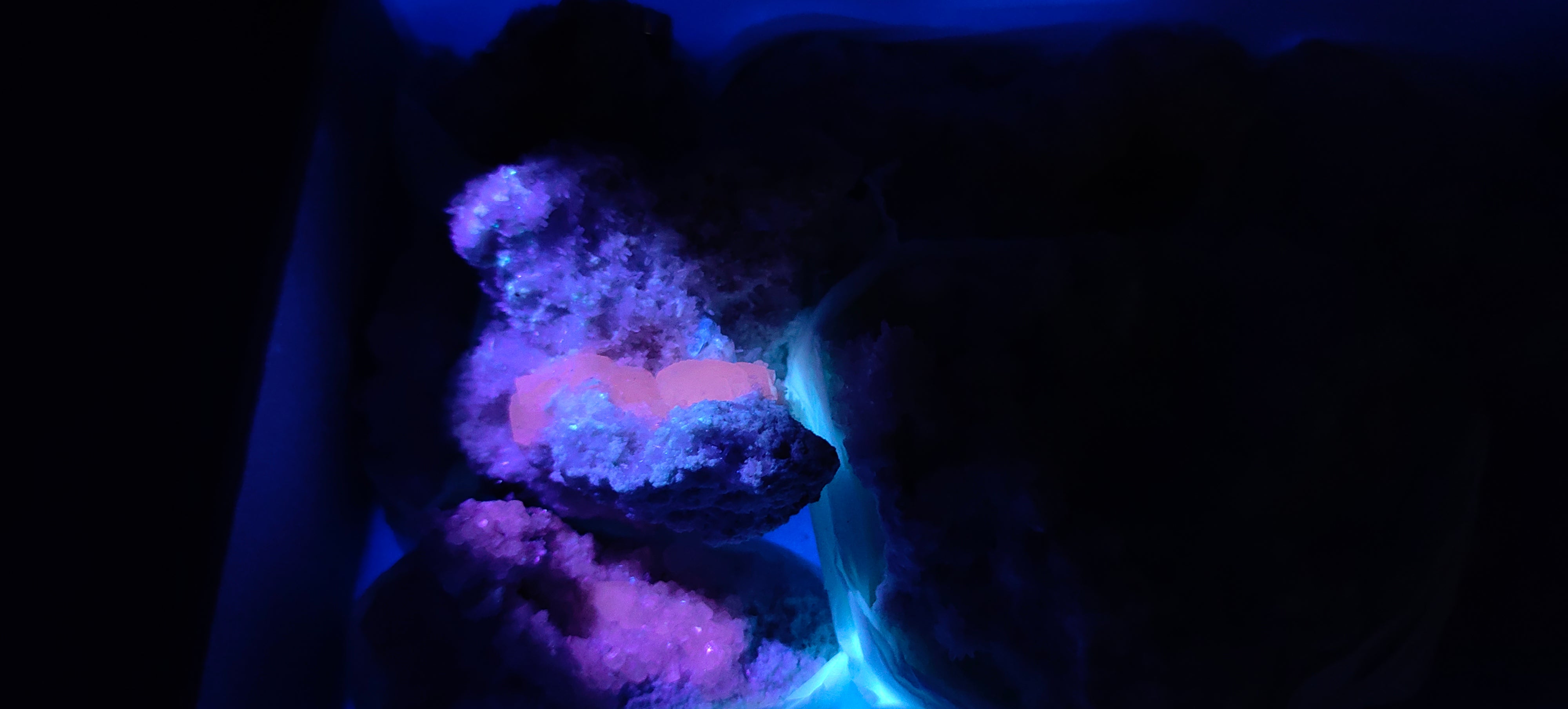 Lot 11 Pcs Pyrite with Calcite*