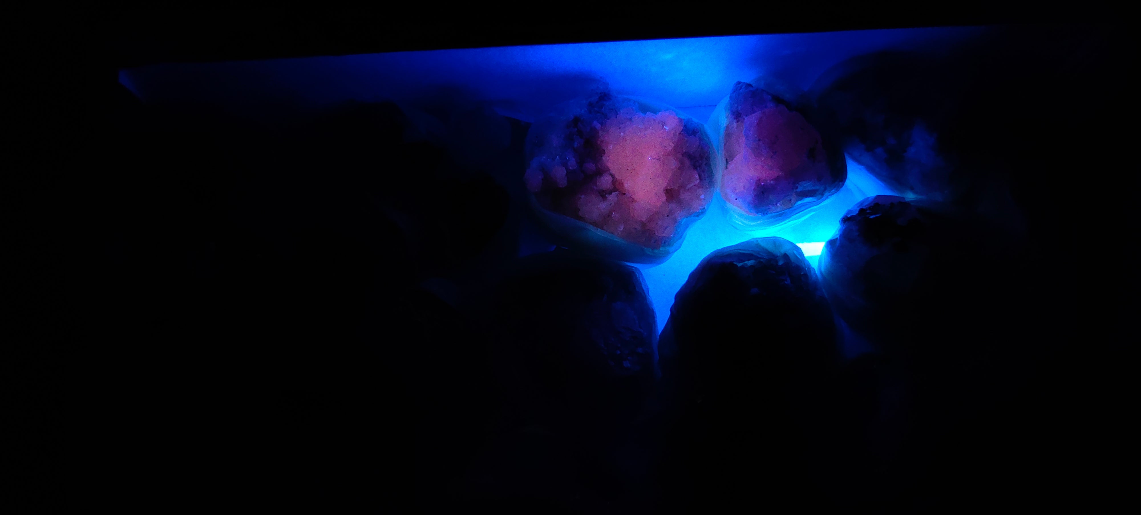 Lot 39 pieces calcite fluorescent chalcopyrite and pyrite*