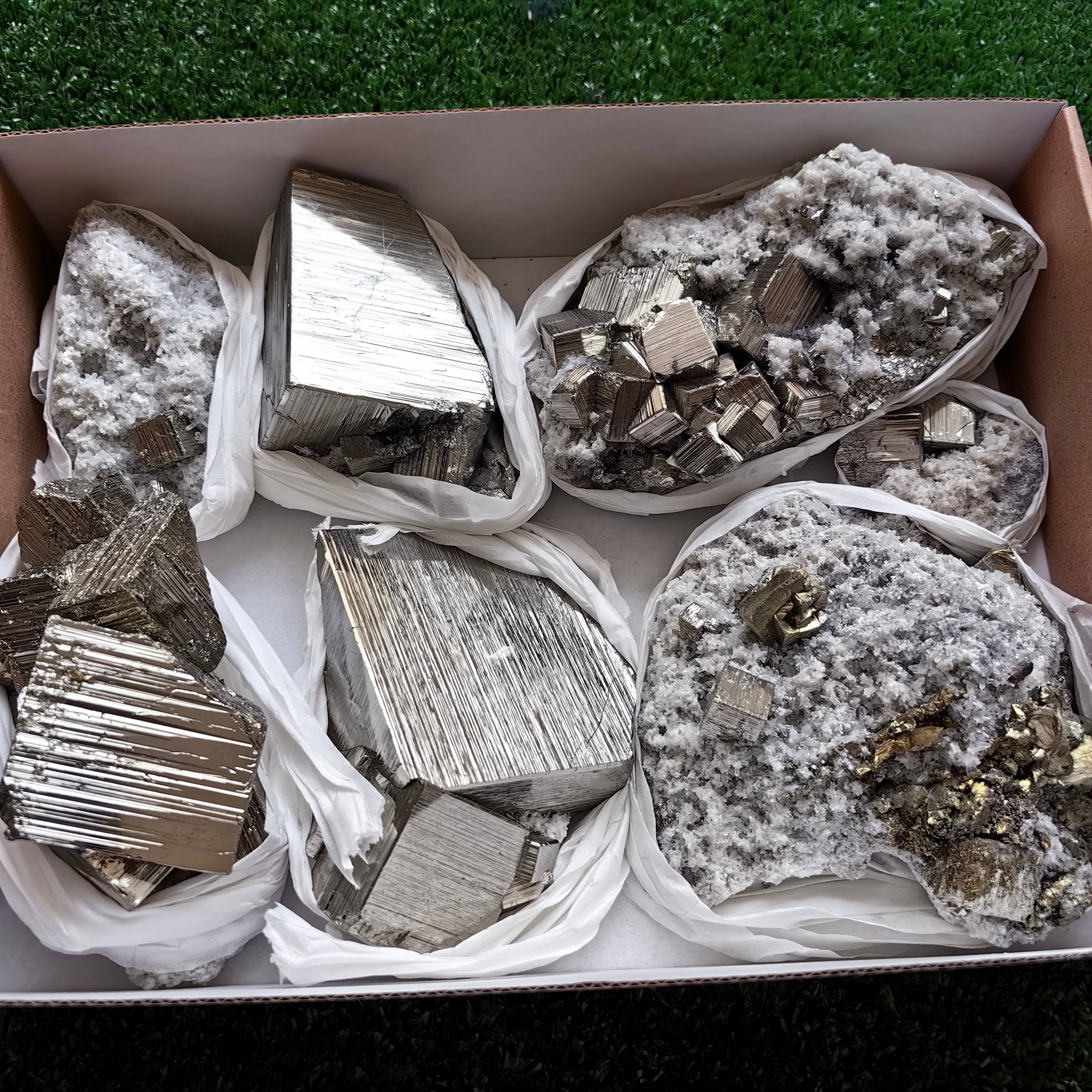 Box pyrite cubic