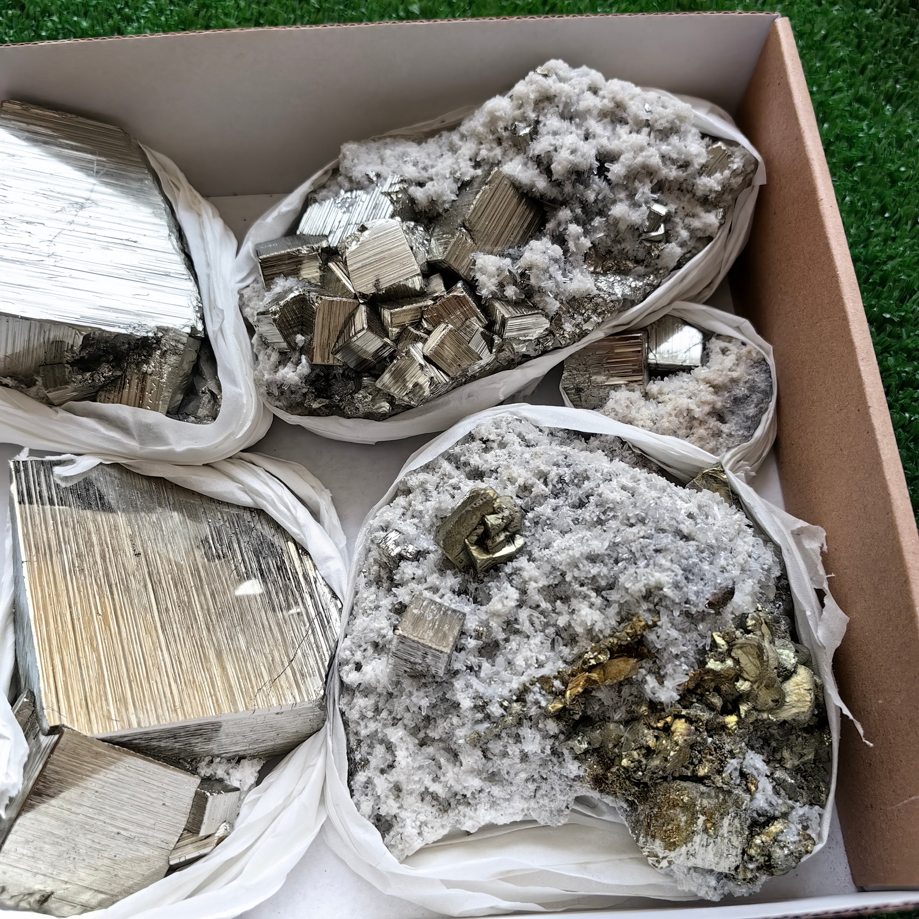 Box pyrite cubic