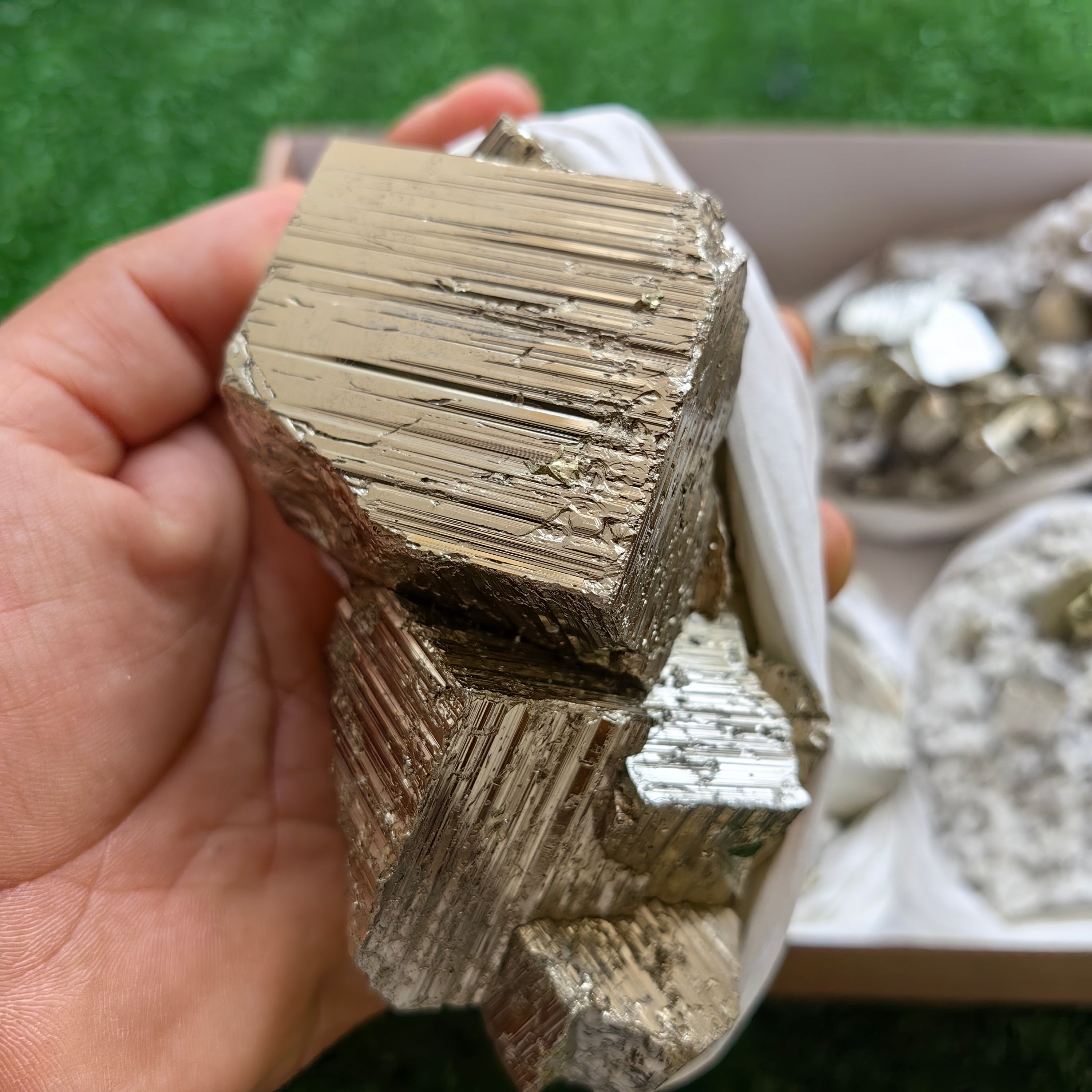 Box pyrite cubic