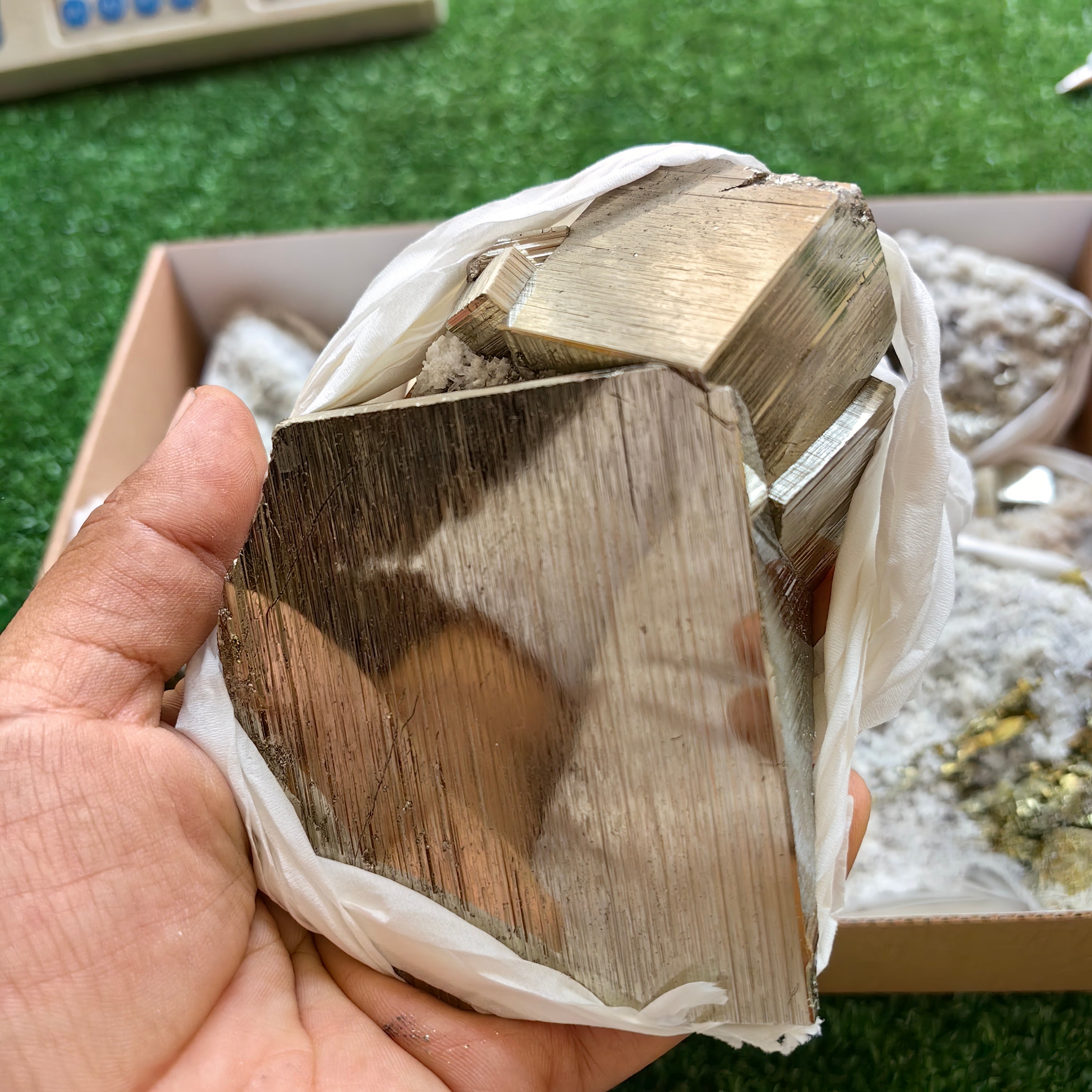 Box pyrite cubic