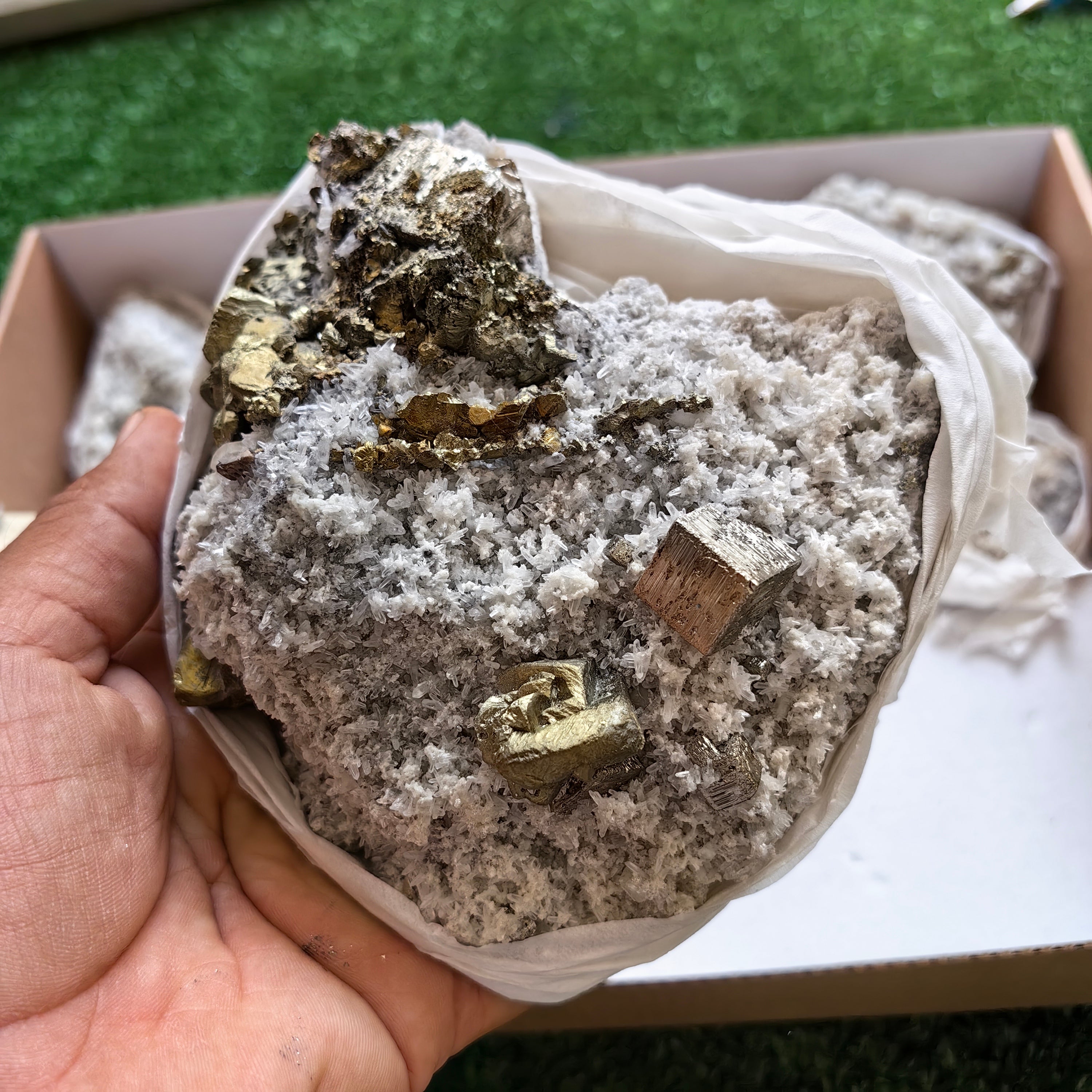 Box pyrite cubic