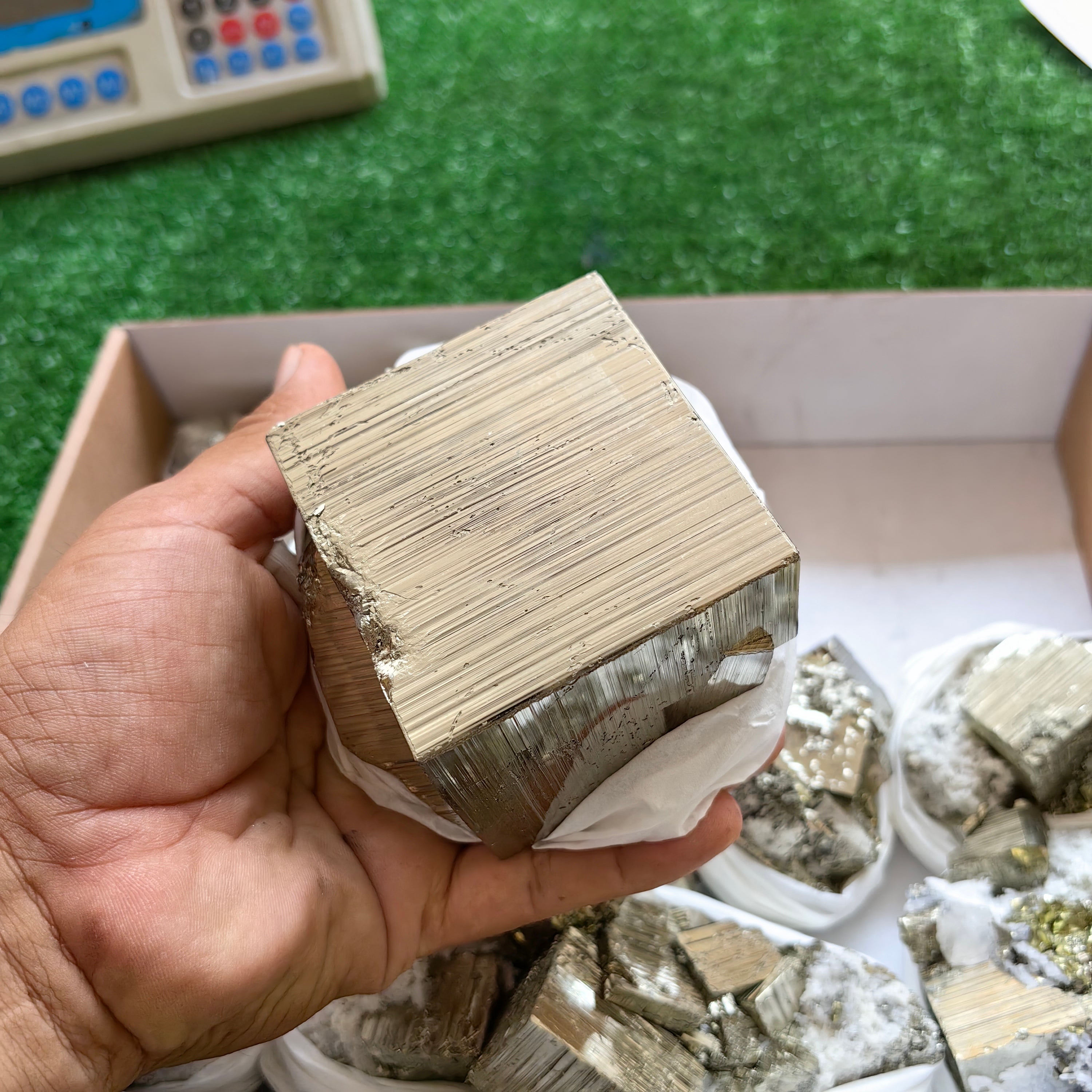Box pyrite cubic