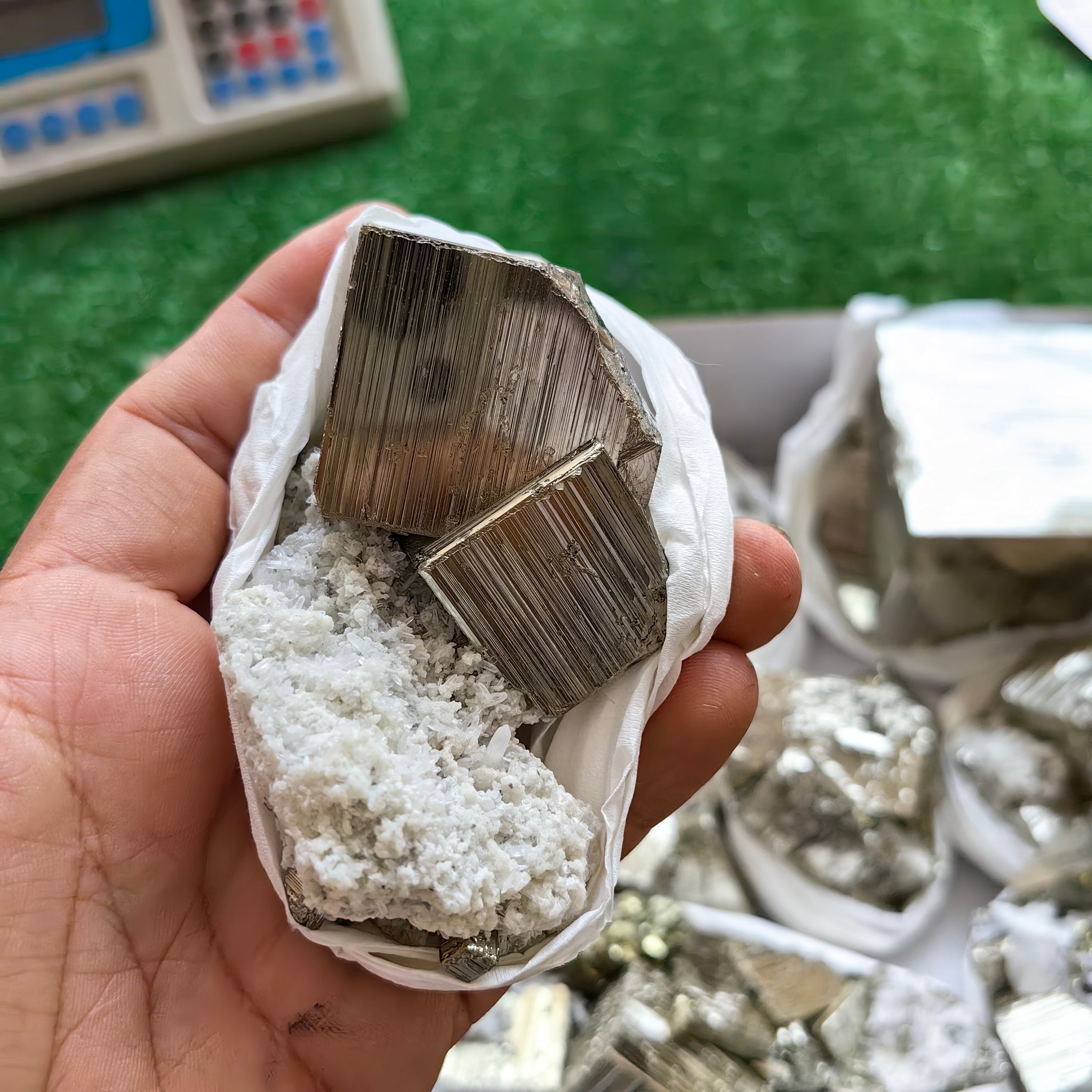 Box pyrite cubic