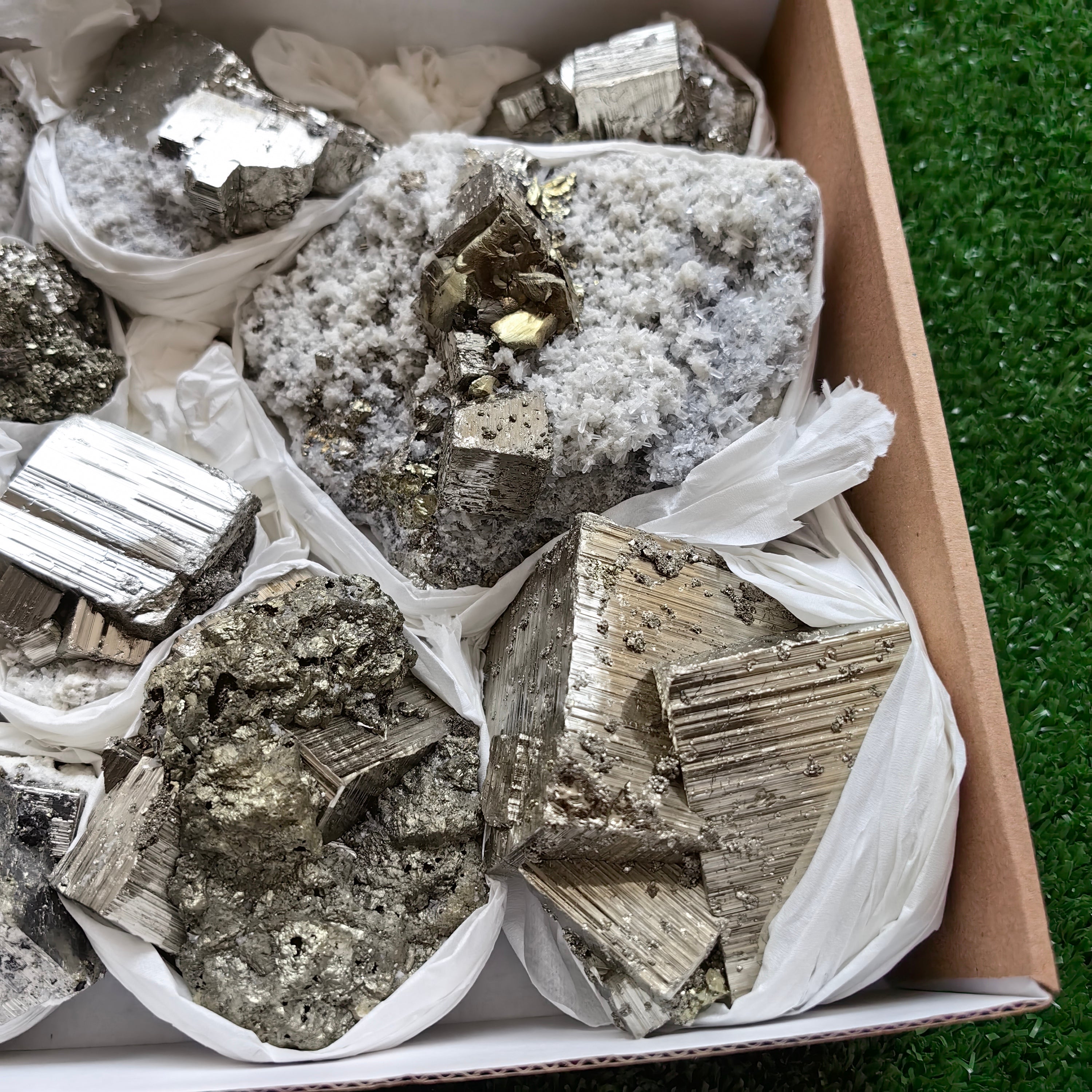 Box pyrite cubic