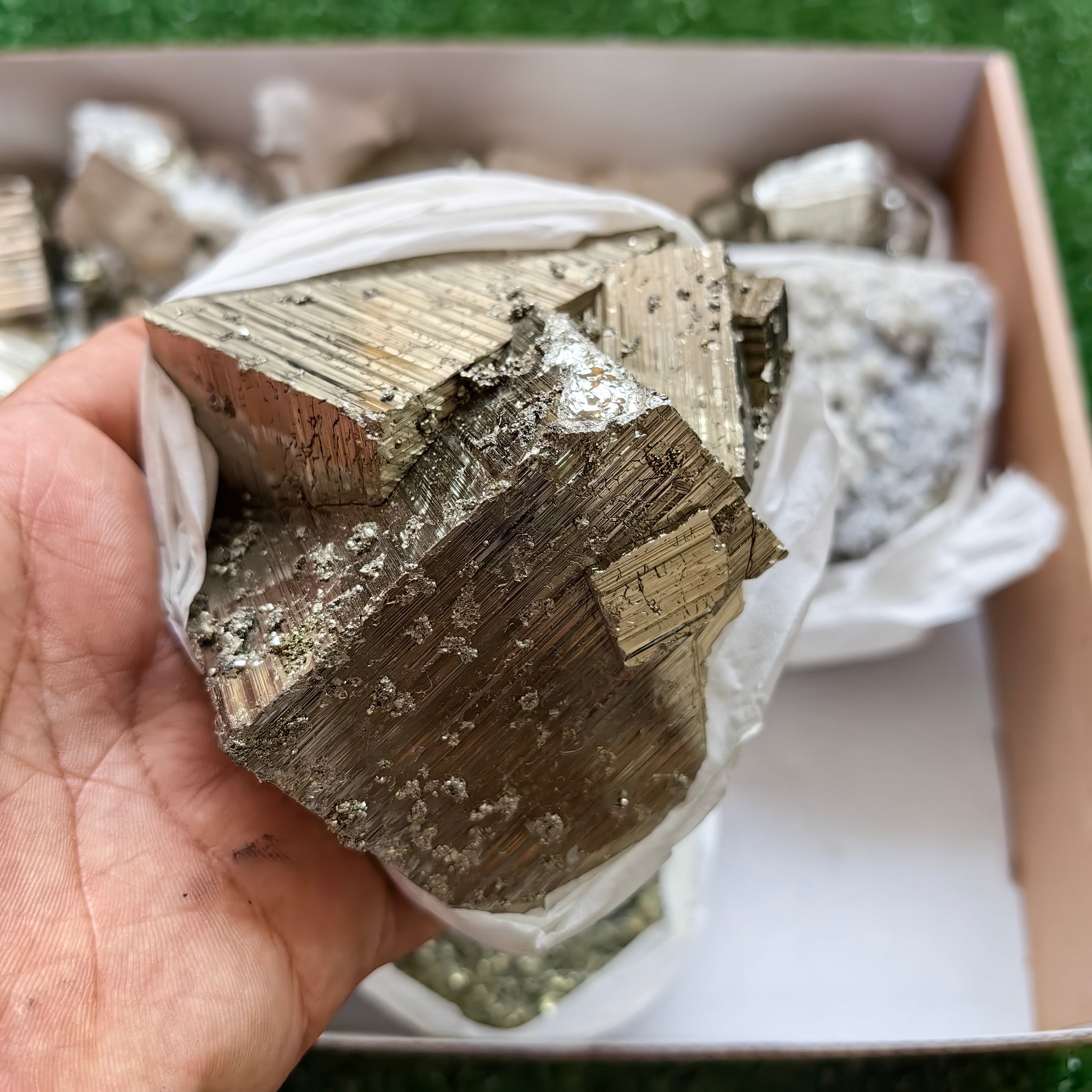 Box pyrite cubic
