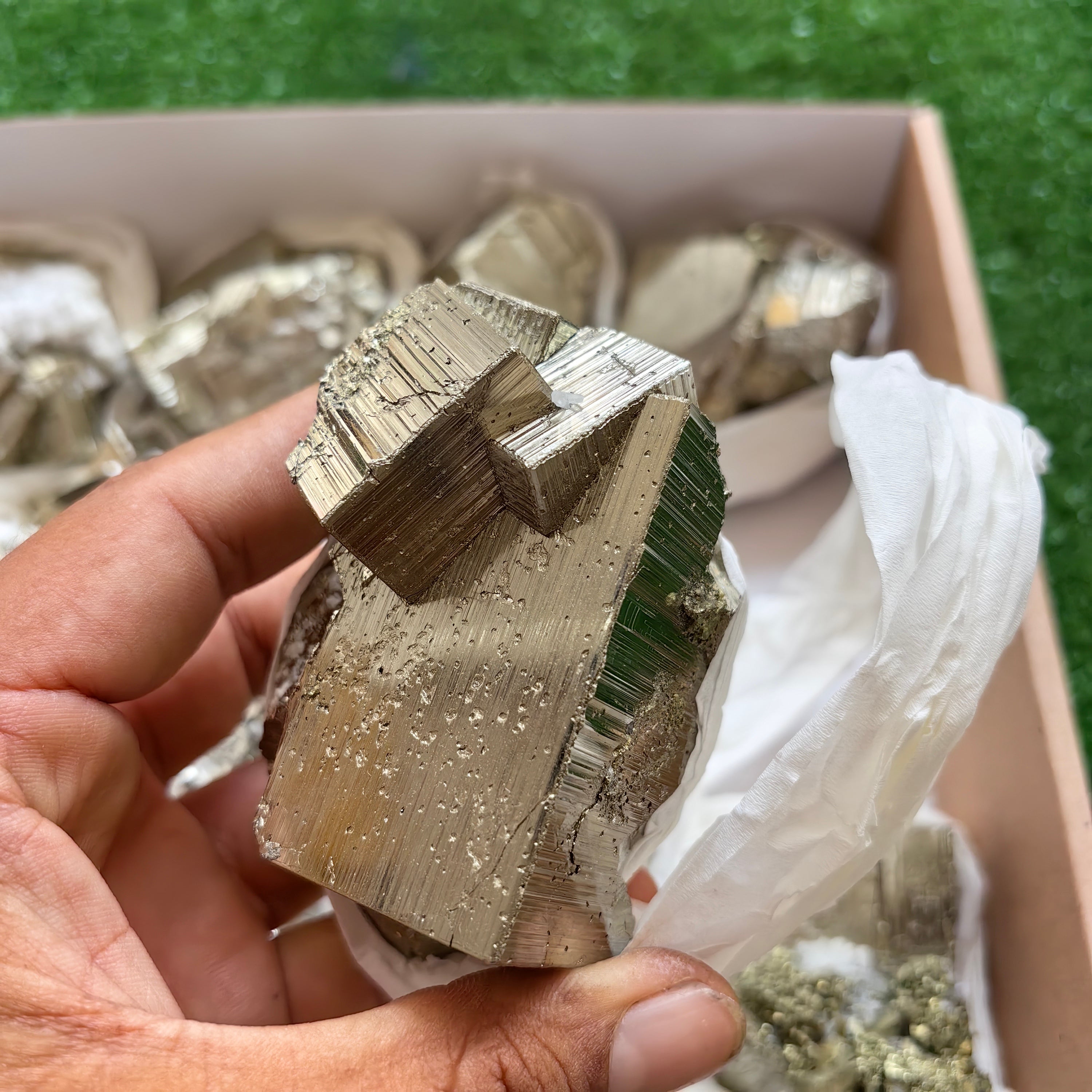 Box pyrite cubic