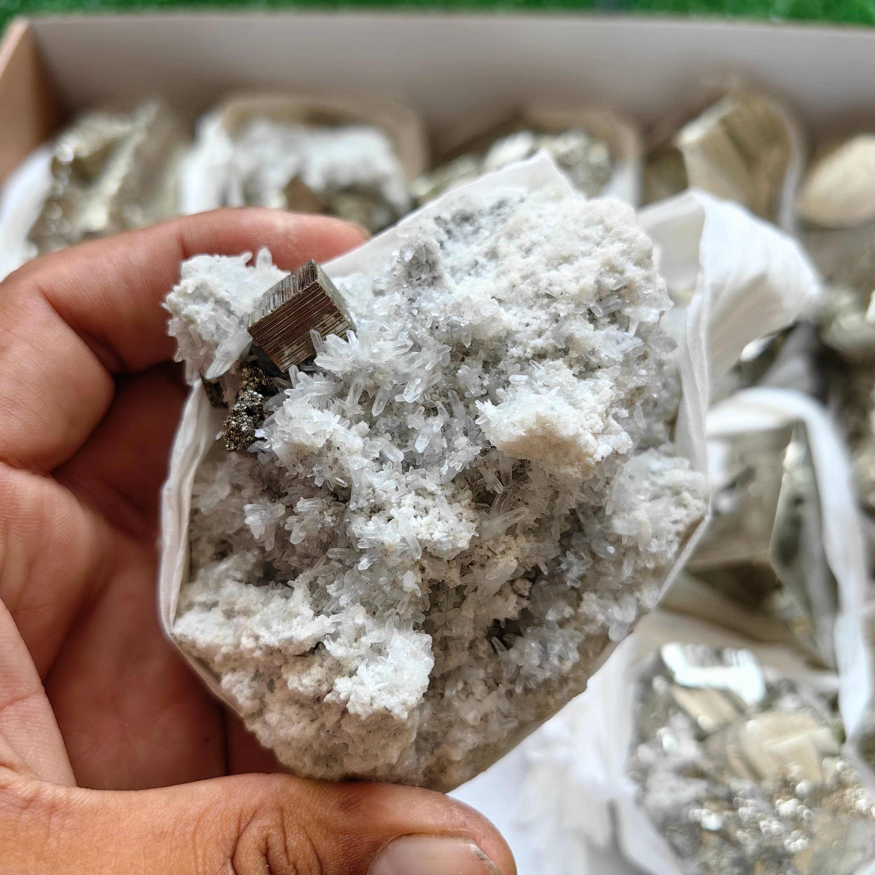Box pyrite cubic