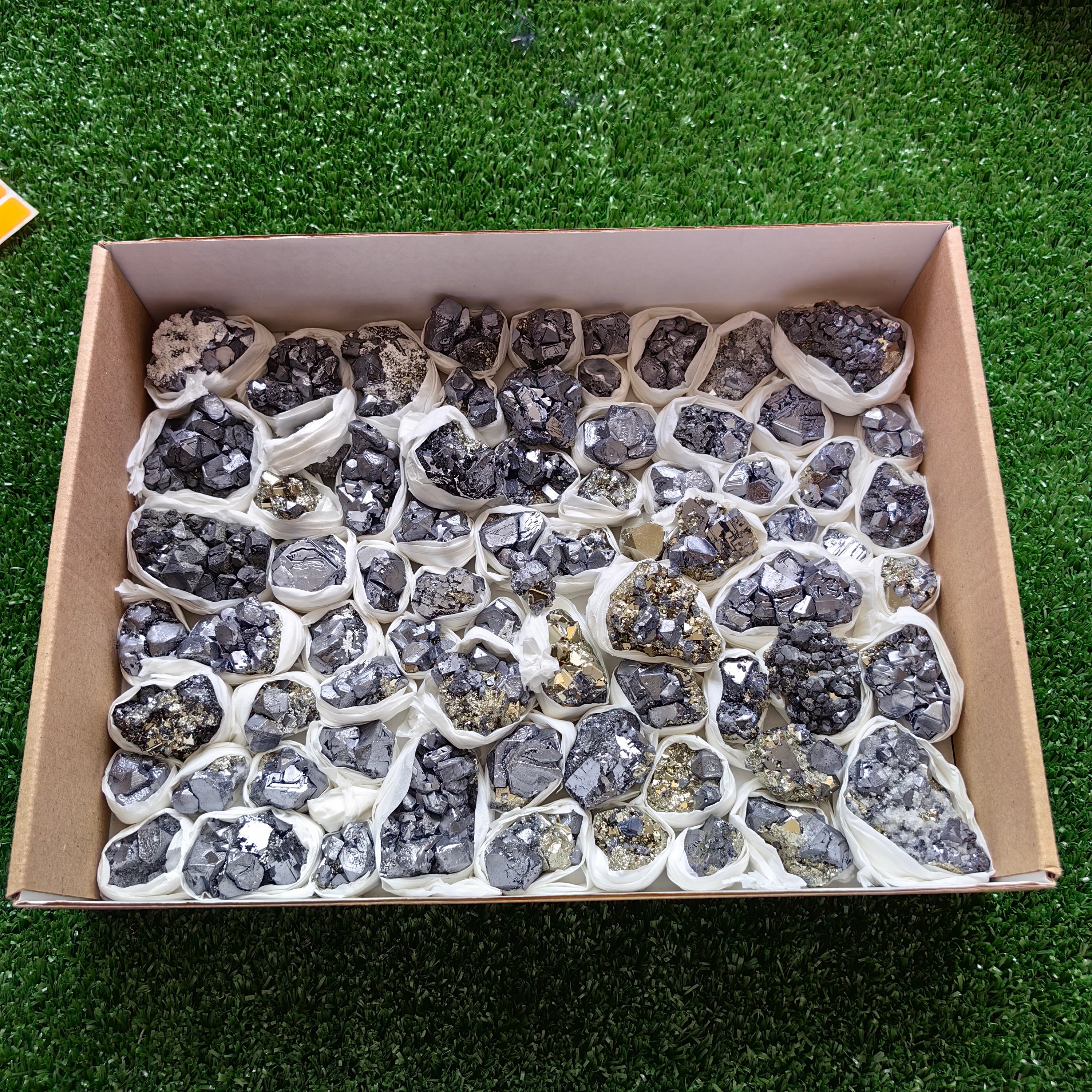 Box pyrite Octahedral with galena