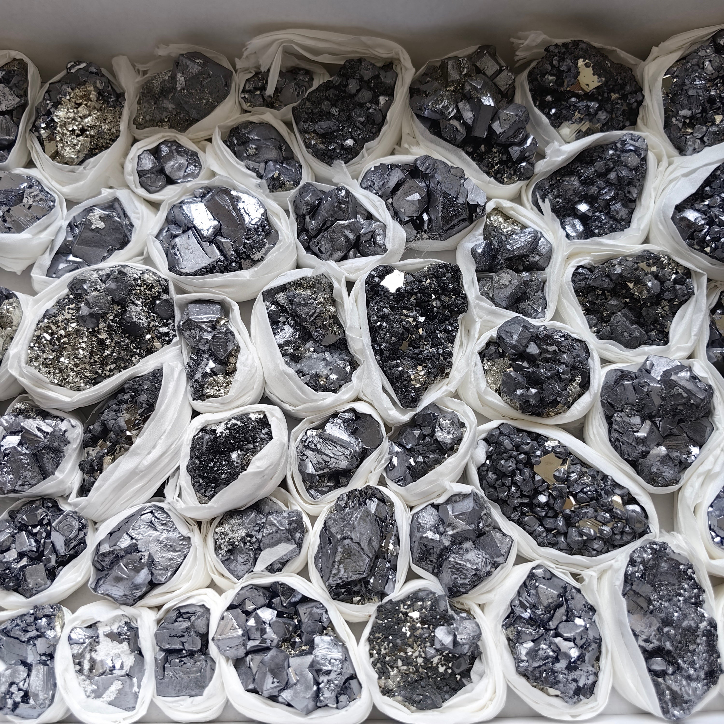 Box pyrite Octahedral with galena