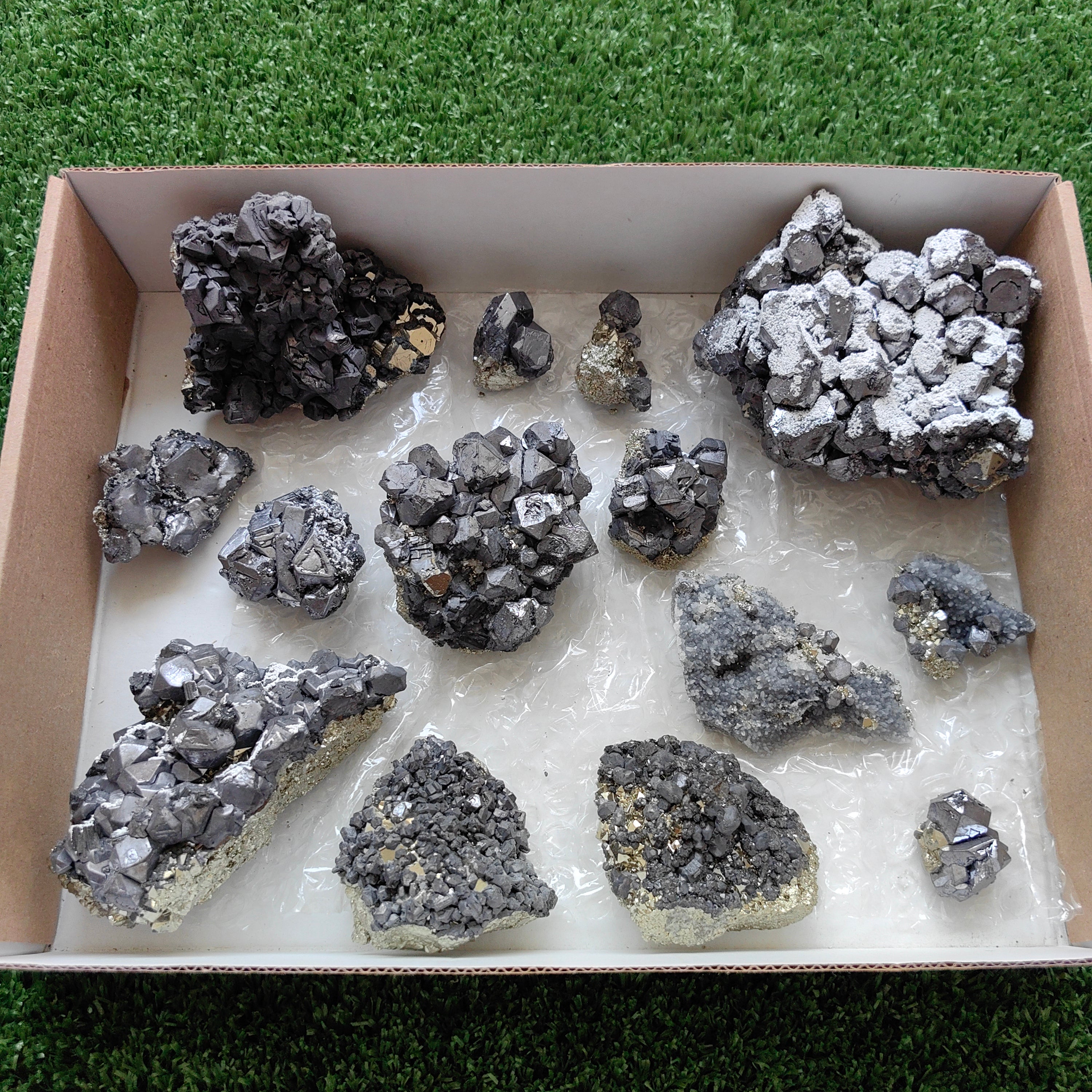 Box galena with pyrite Octahedral