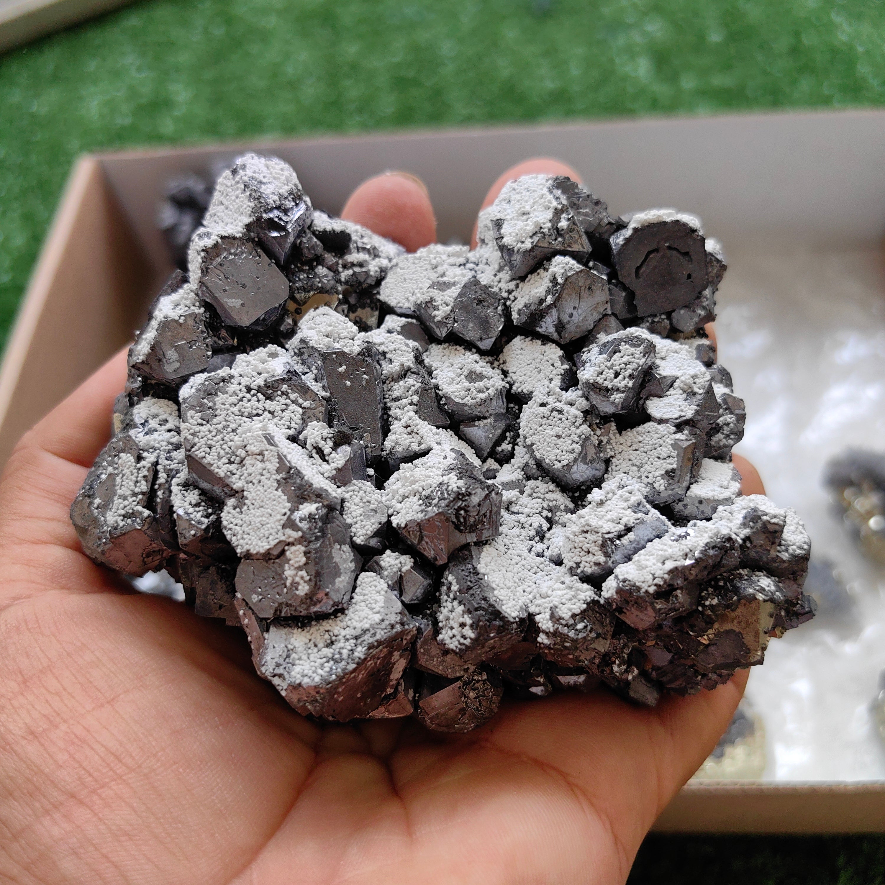 Box galena with pyrite Octahedral