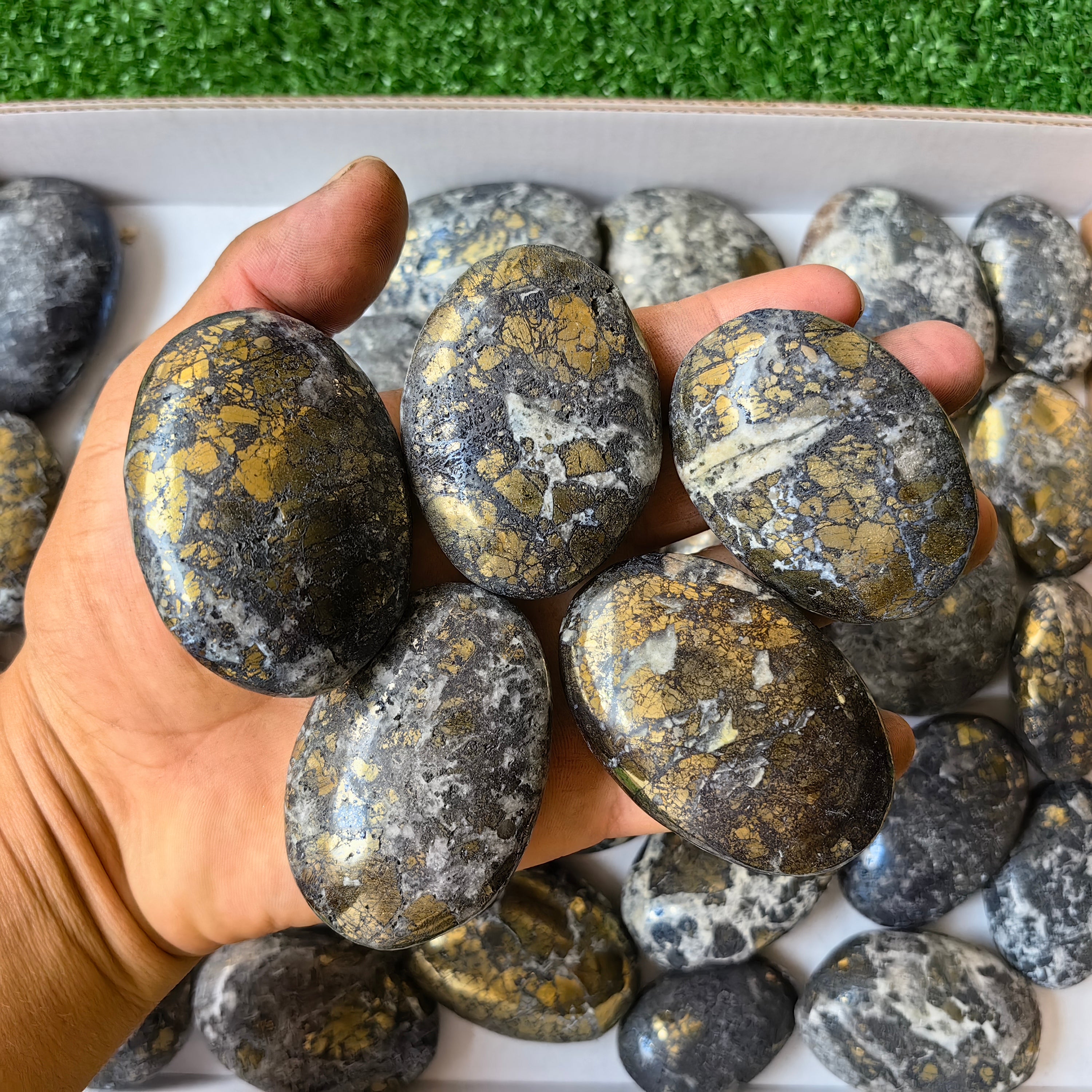 Lot 31 pcs Covellite palm*