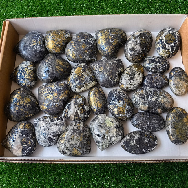 Lot 27 pcs Covellite Palms/ Heart*