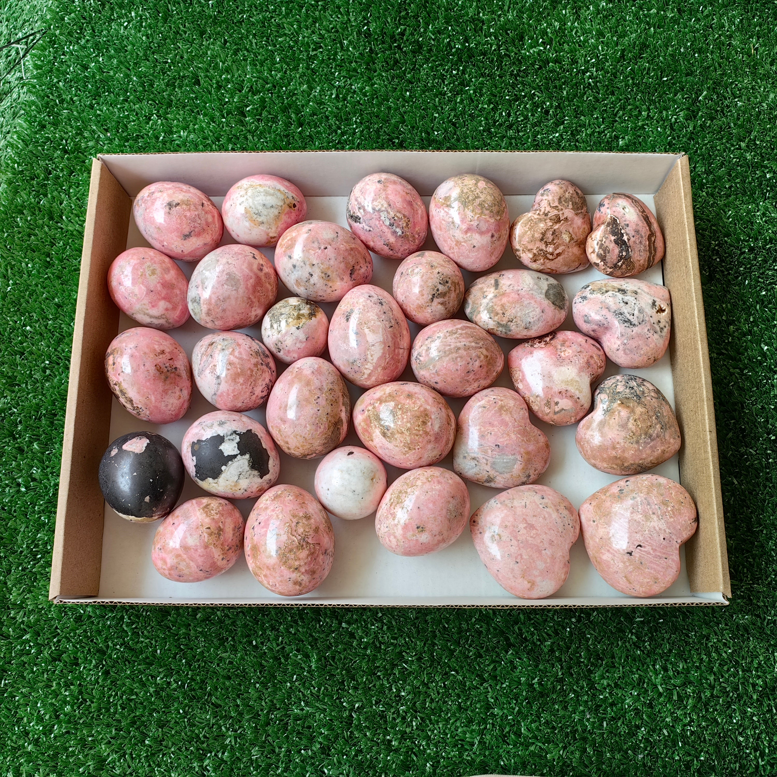 Lot 30 pcs Rhodonite Mixed*
