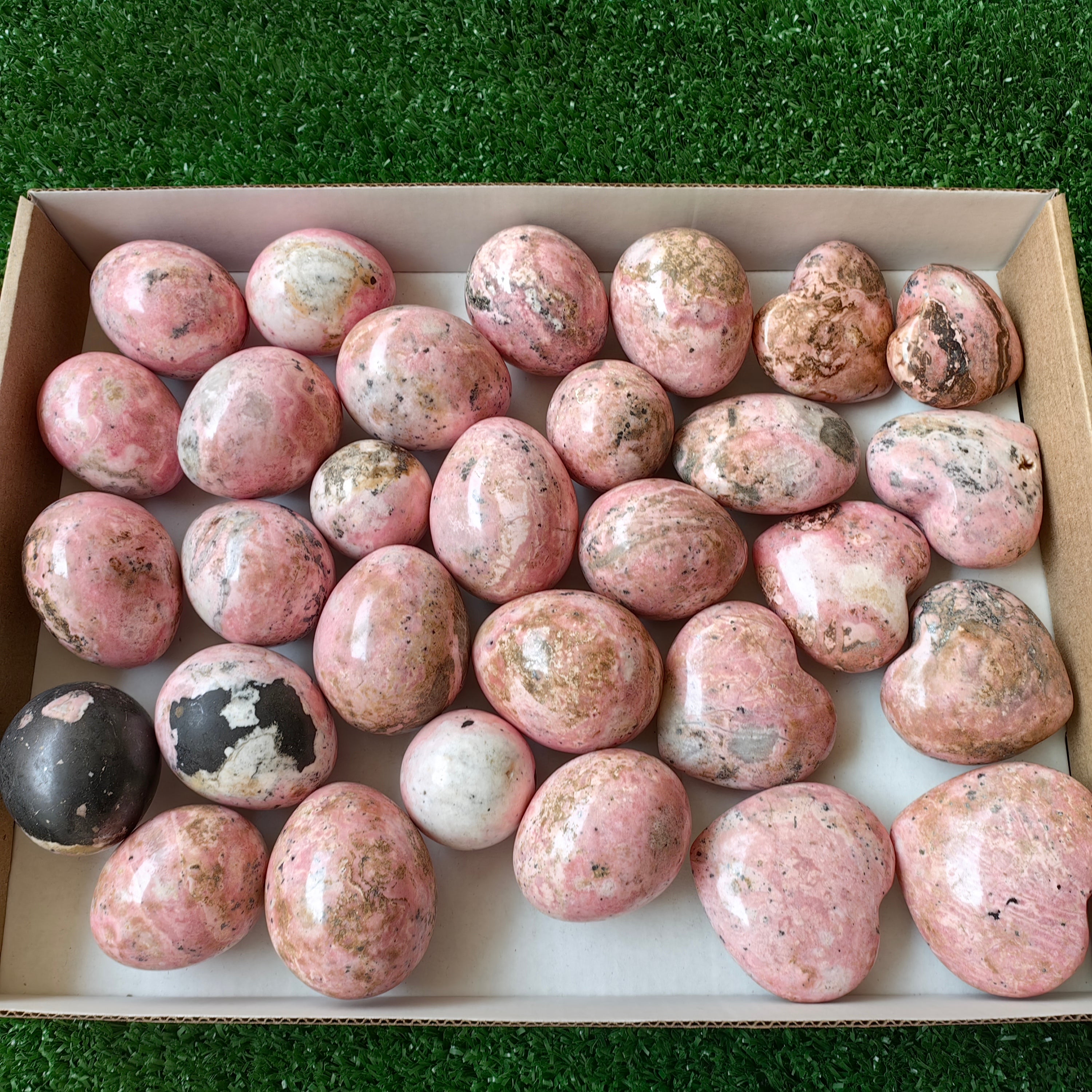 Lot 30 pcs Rhodonite Mixed*