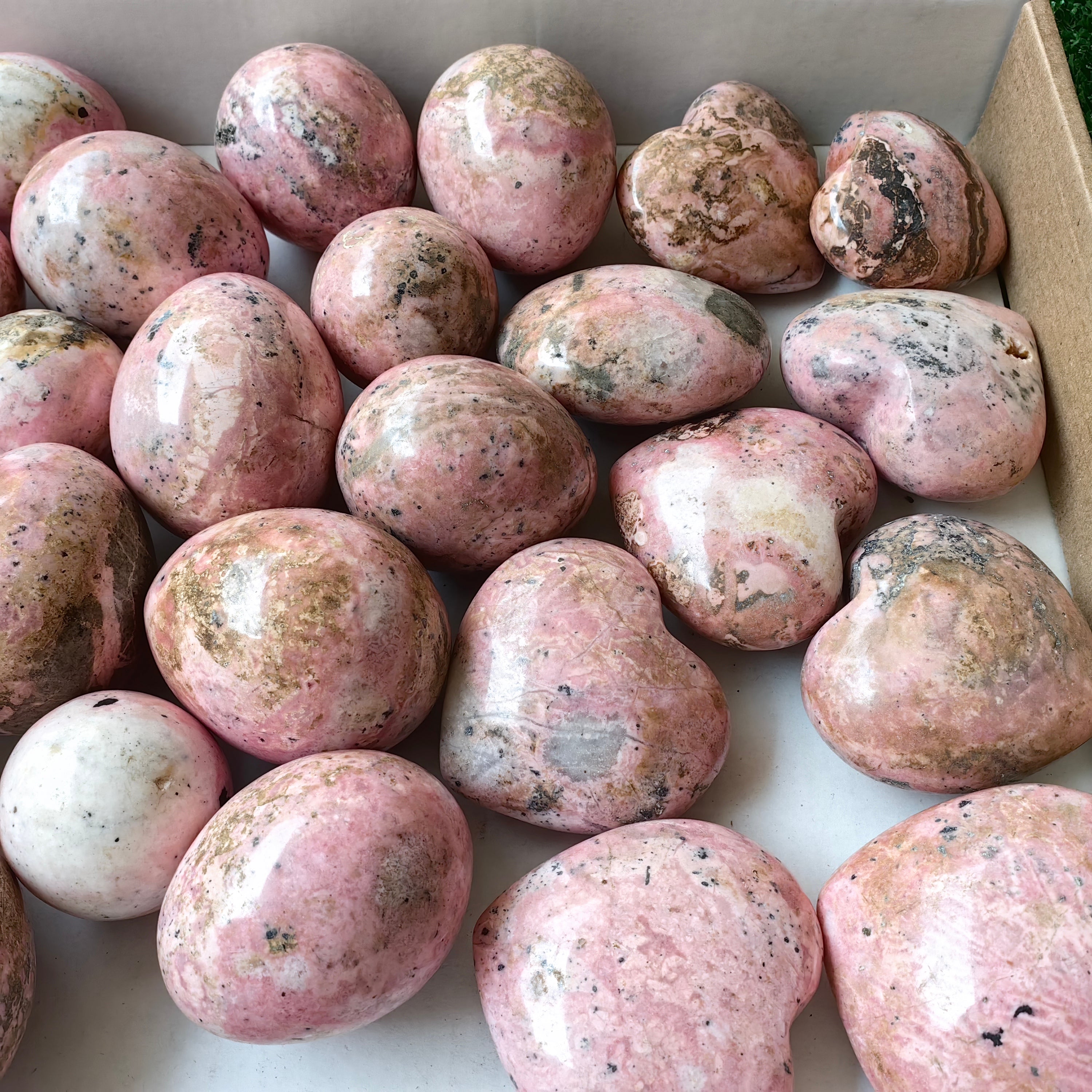 Lot 30 pcs Rhodonite Mixed*