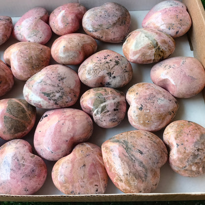 Lot 27 pcs Rhodonite Heart*